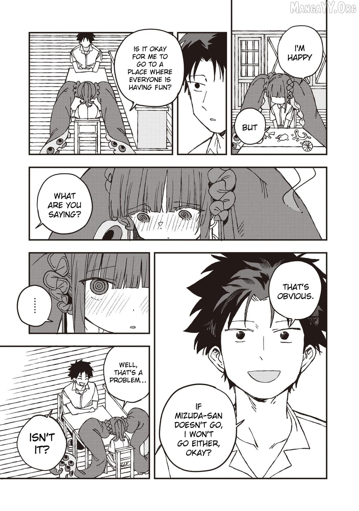 Mizudako-Chan Kara Wa Nigerarenai! Chapter 32 - page 11