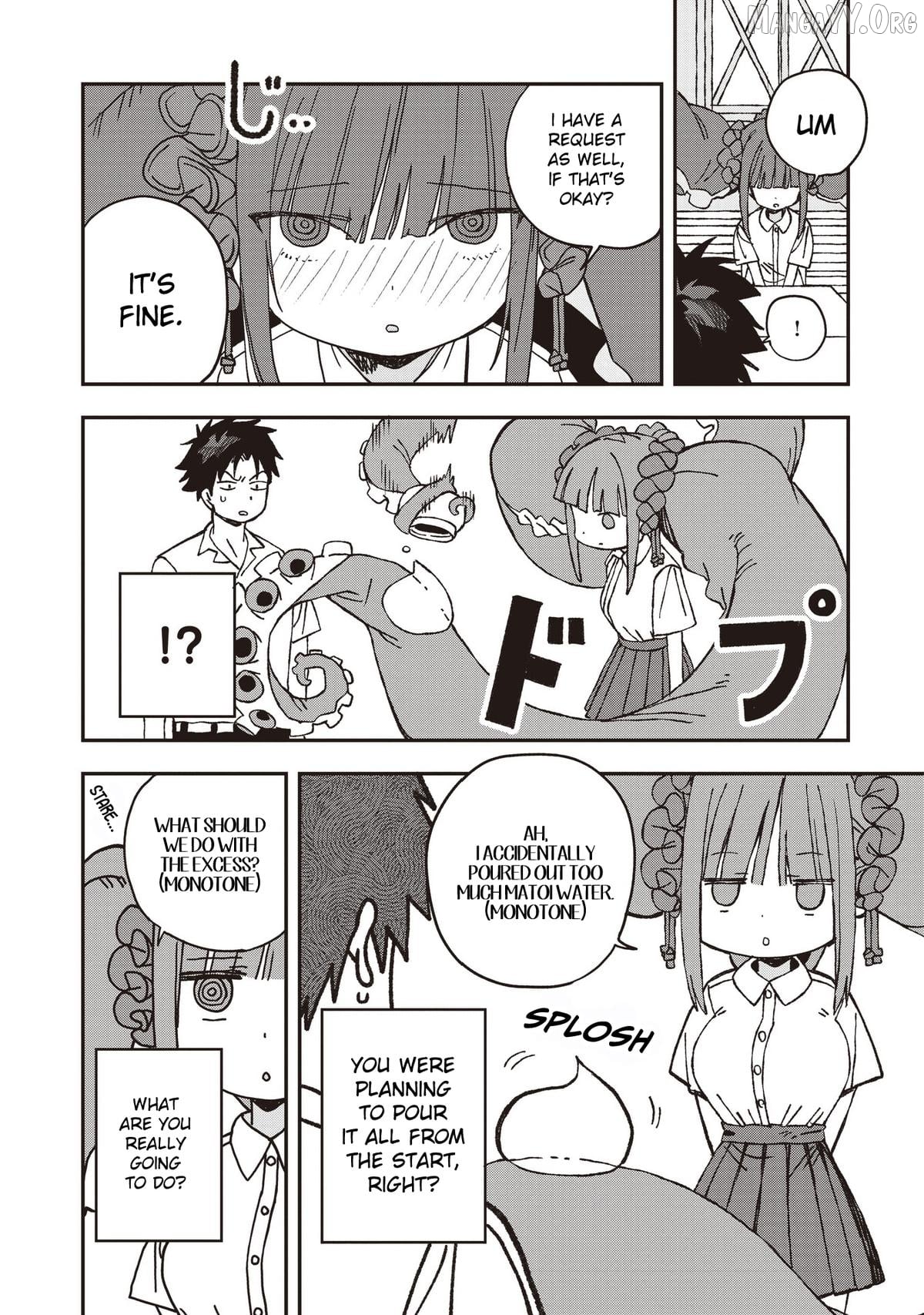 Mizudako-Chan Kara Wa Nigerarenai! Chapter 32 - page 12