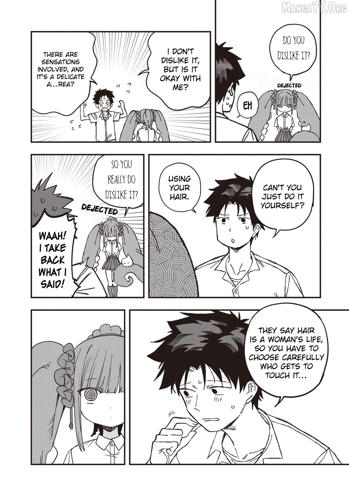 Mizudako-Chan Kara Wa Nigerarenai! Chapter 32 - page 14