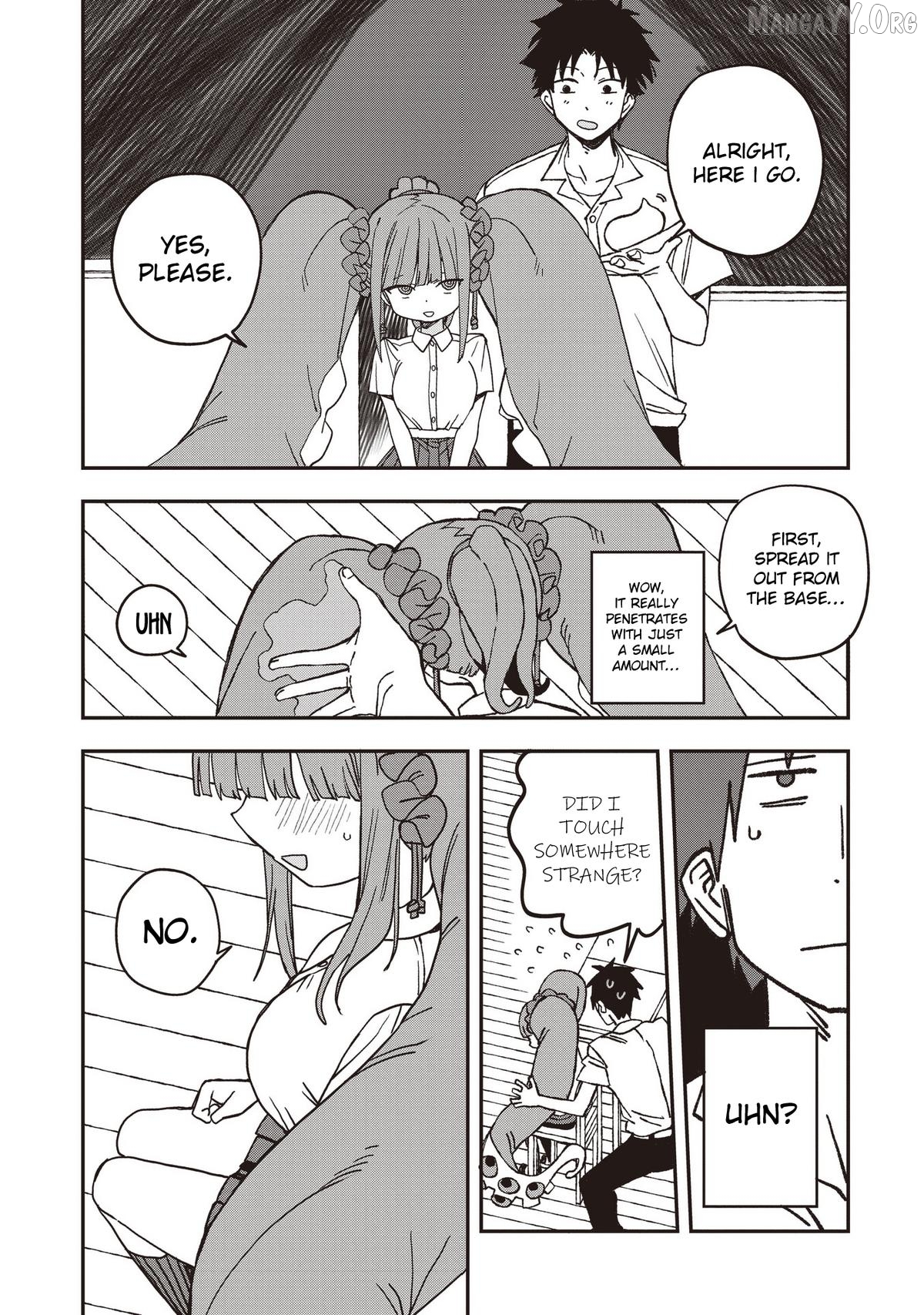 Mizudako-Chan Kara Wa Nigerarenai! Chapter 32 - page 16