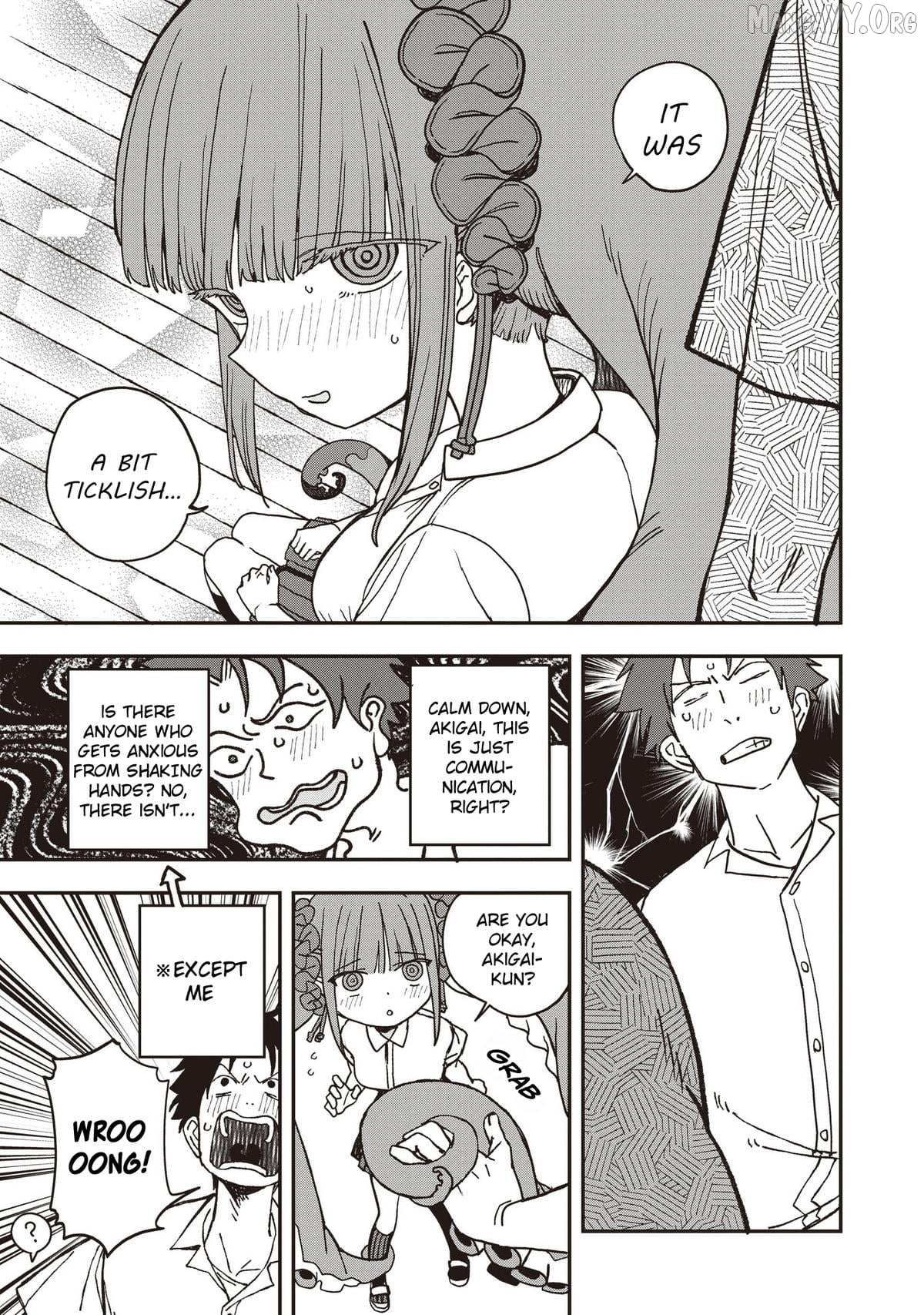 Mizudako-Chan Kara Wa Nigerarenai! Chapter 32 - page 17