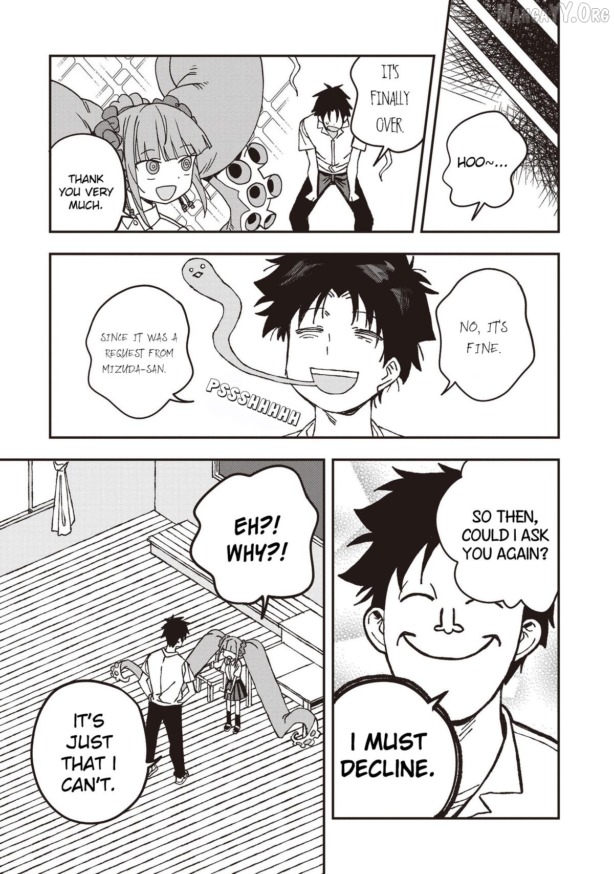Mizudako-Chan Kara Wa Nigerarenai! Chapter 32 - page 21