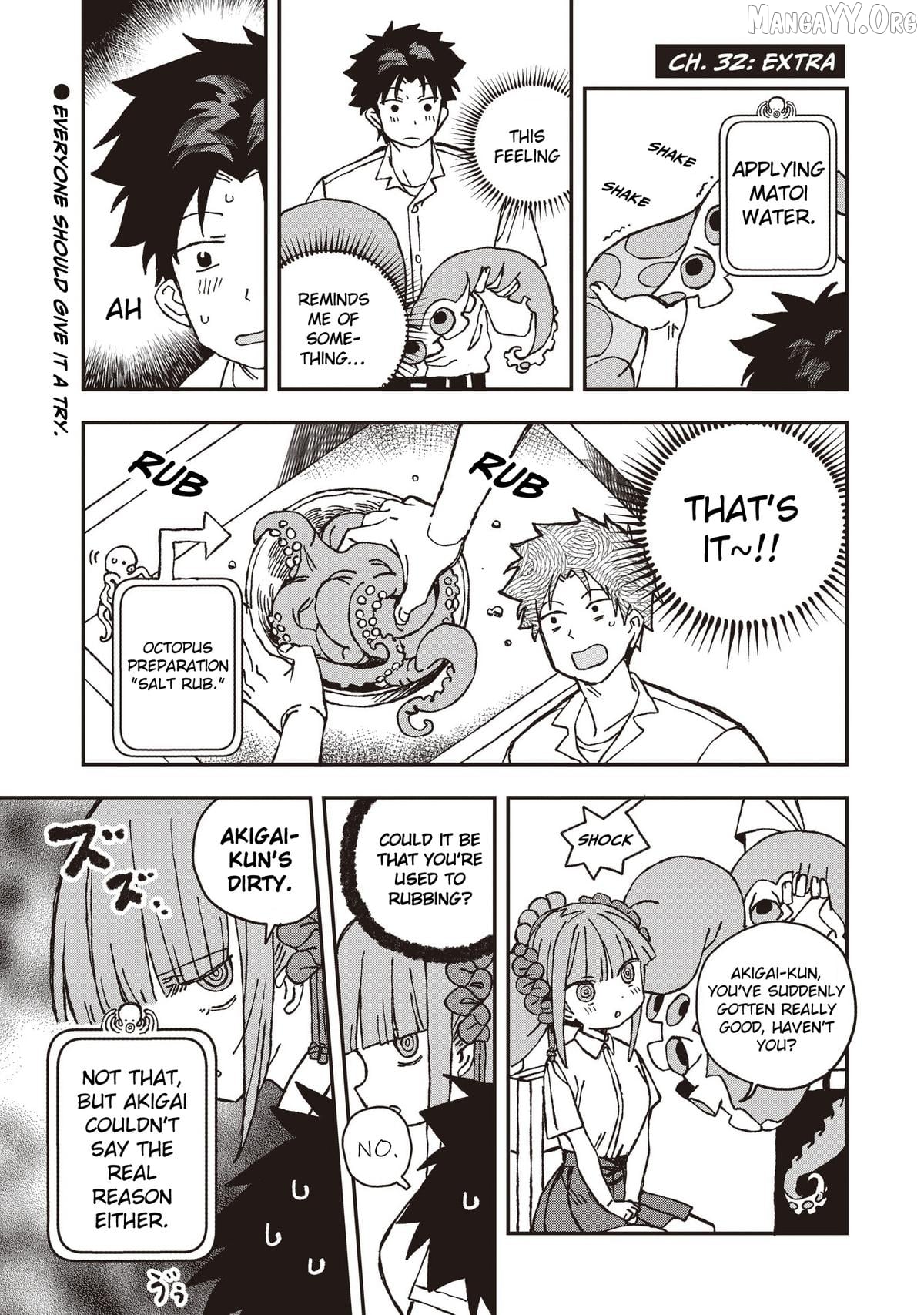 Mizudako-Chan Kara Wa Nigerarenai! Chapter 32 - page 24