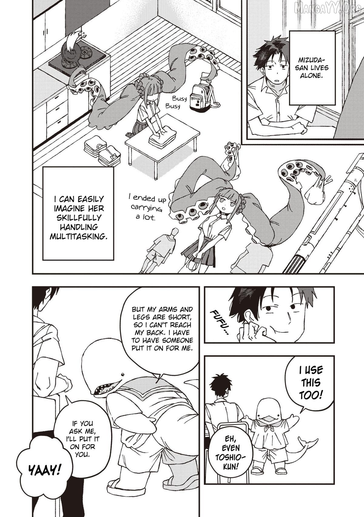Mizudako-Chan Kara Wa Nigerarenai! Chapter 32 - page 4