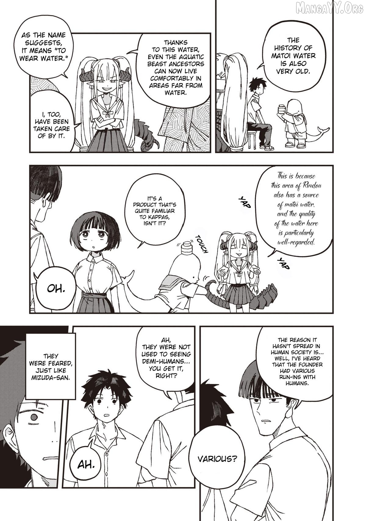 Mizudako-Chan Kara Wa Nigerarenai! Chapter 32 - page 5
