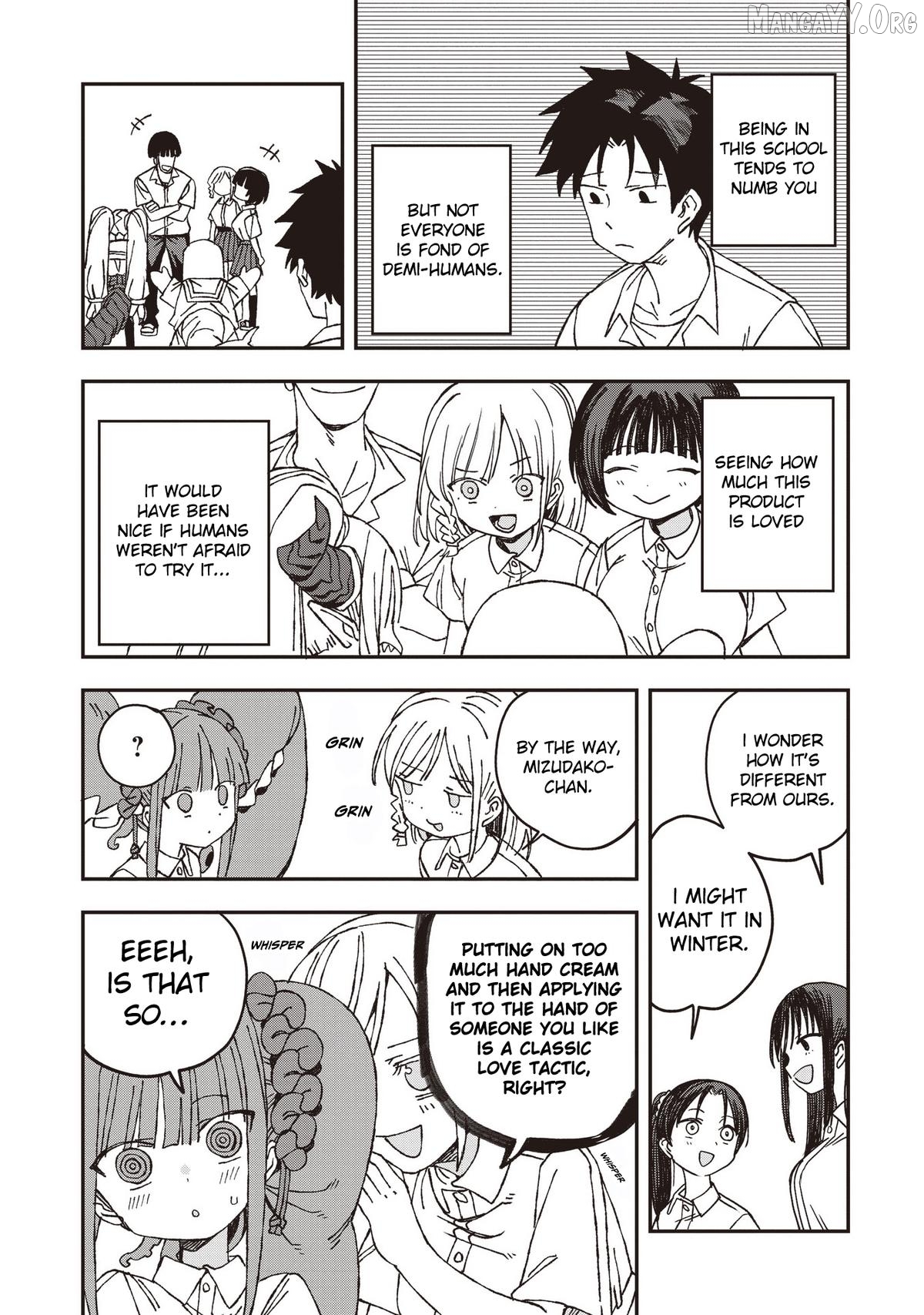 Mizudako-Chan Kara Wa Nigerarenai! Chapter 32 - page 6