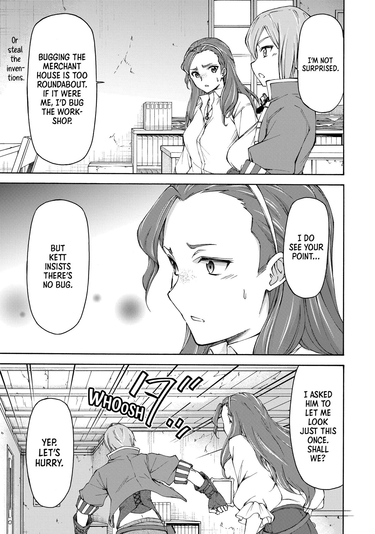 Maid nara Touzen desu. ~Nureginu wo Kiserareta Bannou Maid-san wa Tabi ni Deru Koto ni shimashita.~ Chapter 12 - page 34