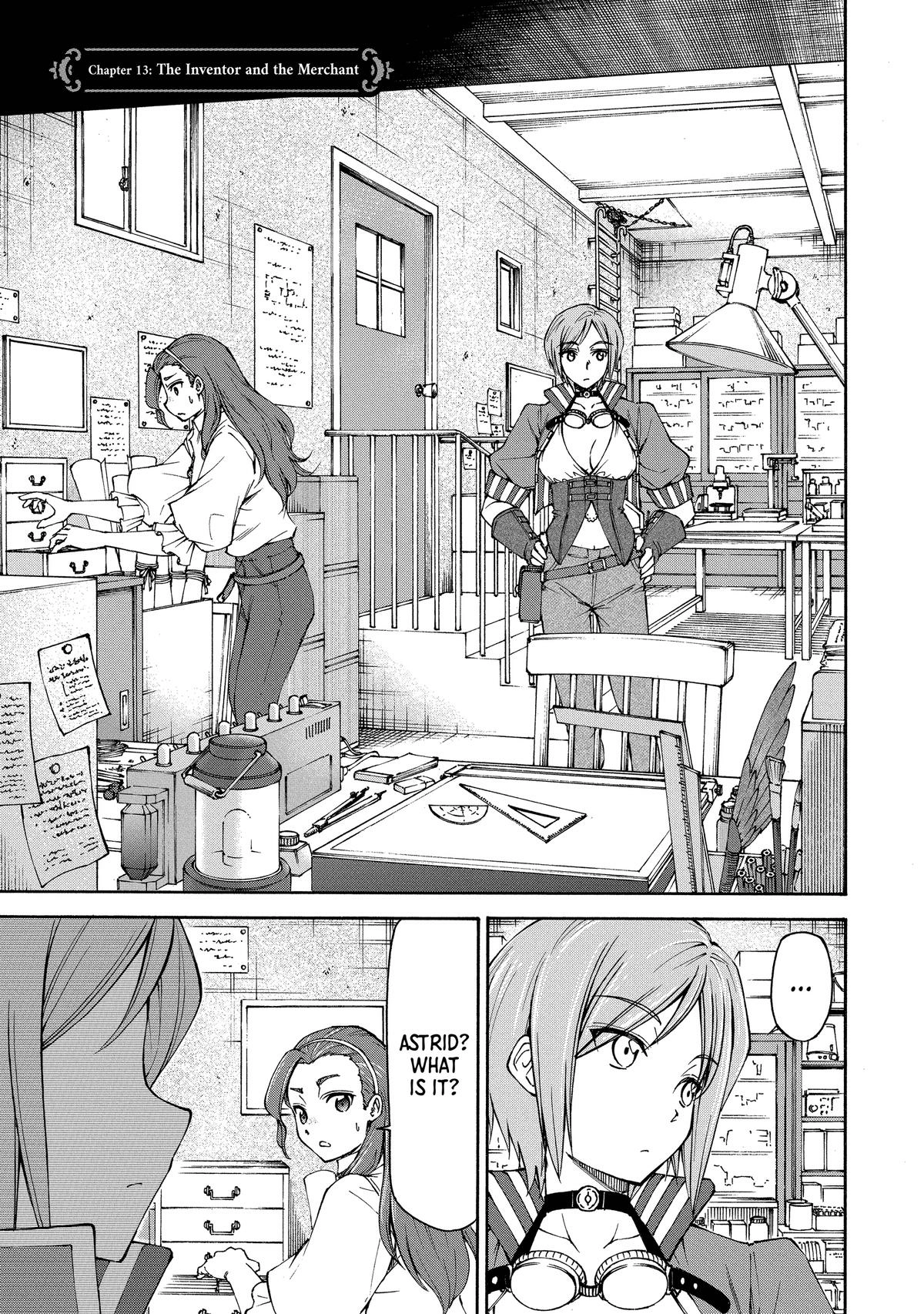 Maid nara Touzen desu. ~Nureginu wo Kiserareta Bannou Maid-san wa Tabi ni Deru Koto ni shimashita.~ Chapter 13 - page 1