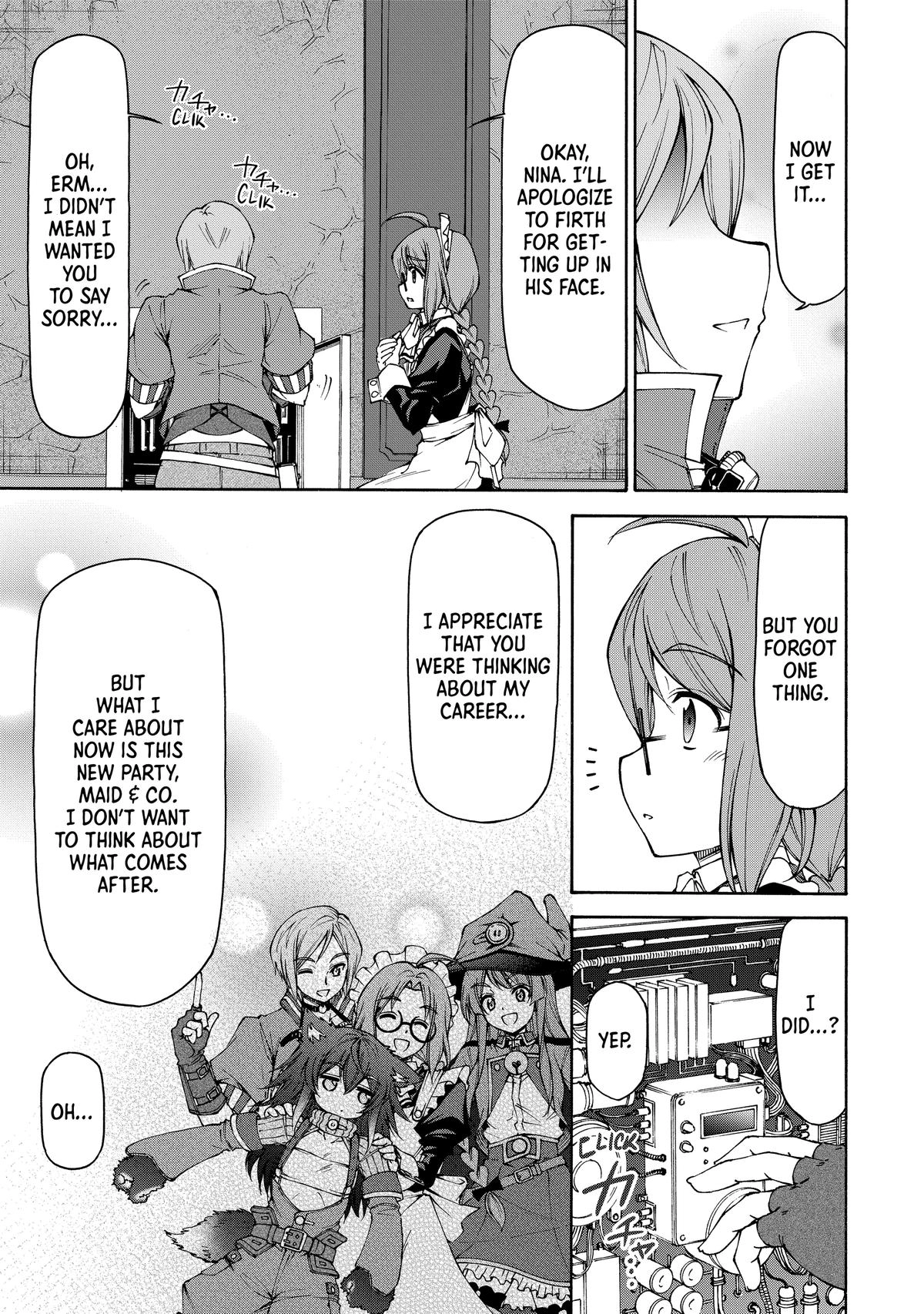 Maid nara Touzen desu. ~Nureginu wo Kiserareta Bannou Maid-san wa Tabi ni Deru Koto ni shimashita.~ Chapter 14 - page 13