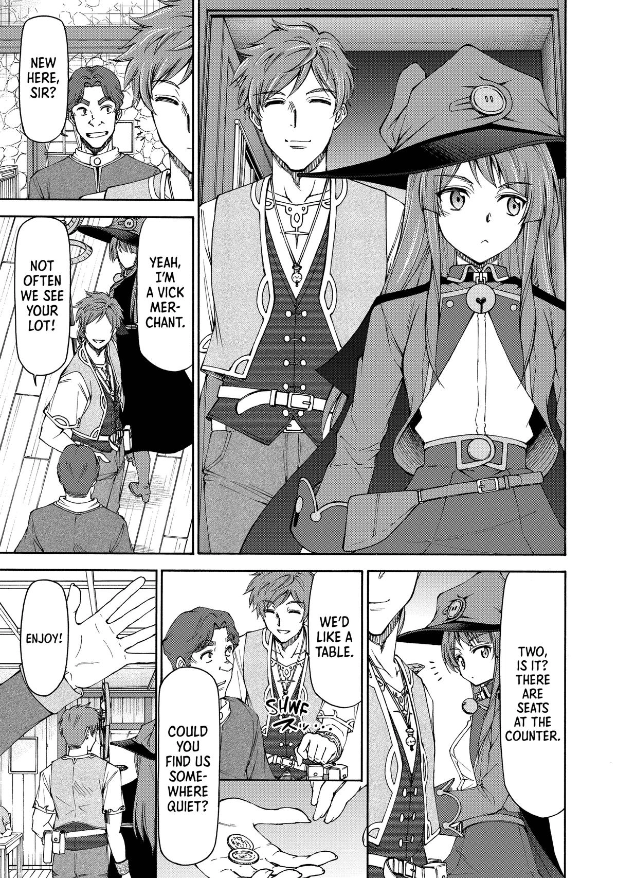 Maid nara Touzen desu. ~Nureginu wo Kiserareta Bannou Maid-san wa Tabi ni Deru Koto ni shimashita.~ Chapter 14 - page 17