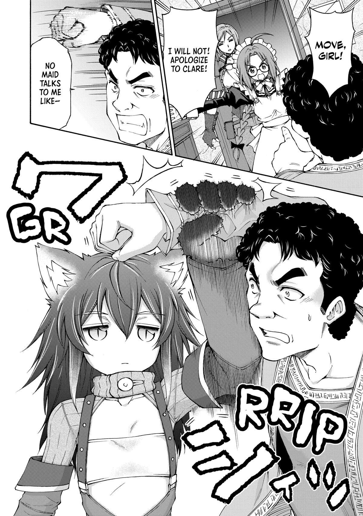 Maid nara Touzen desu. ~Nureginu wo Kiserareta Bannou Maid-san wa Tabi ni Deru Koto ni shimashita.~ Chapter 14 - page 34
