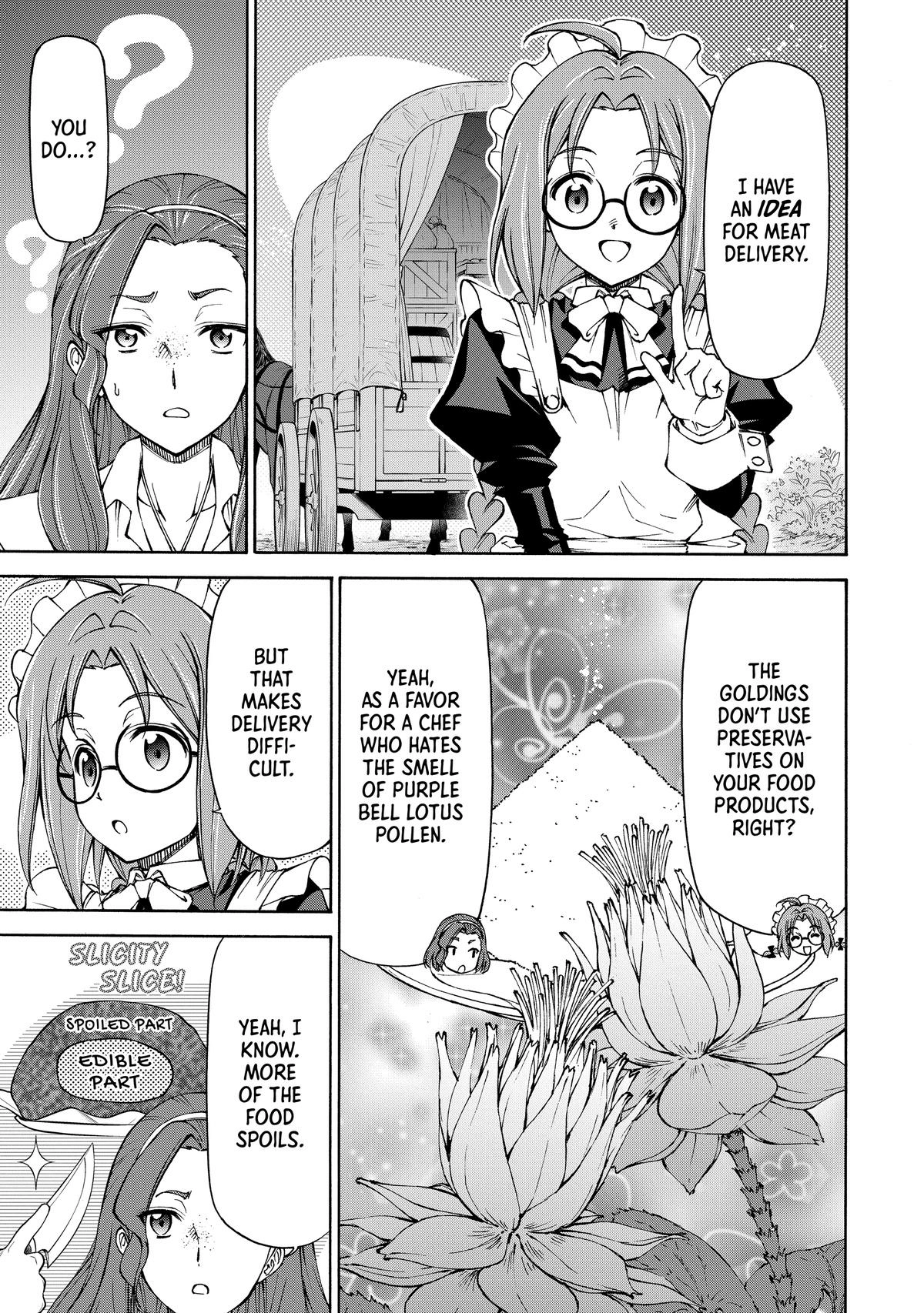 Maid nara Touzen desu. ~Nureginu wo Kiserareta Bannou Maid-san wa Tabi ni Deru Koto ni shimashita.~ Chapter 15 - page 21