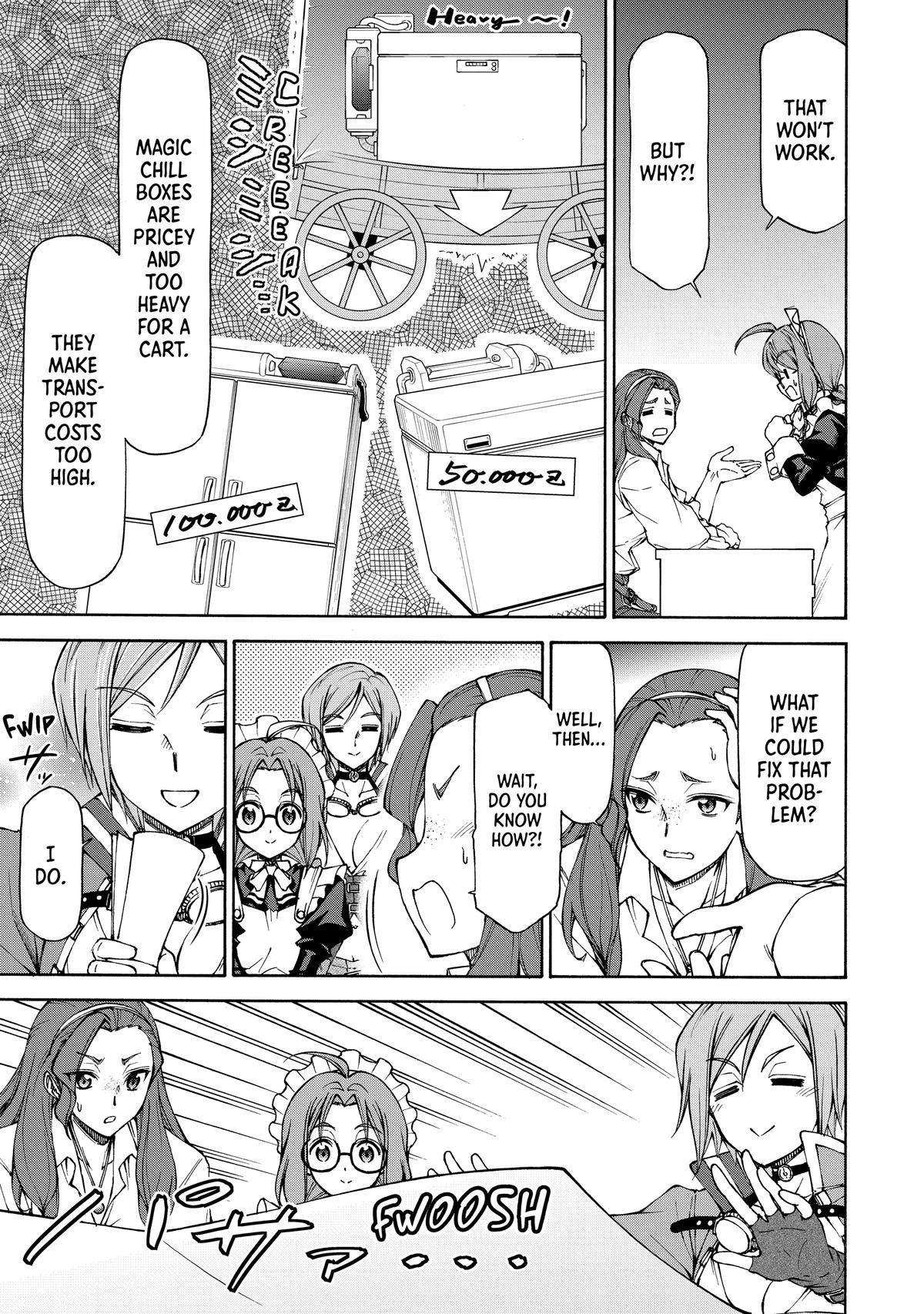 Maid nara Touzen desu. ~Nureginu wo Kiserareta Bannou Maid-san wa Tabi ni Deru Koto ni shimashita.~ Chapter 15 - page 23