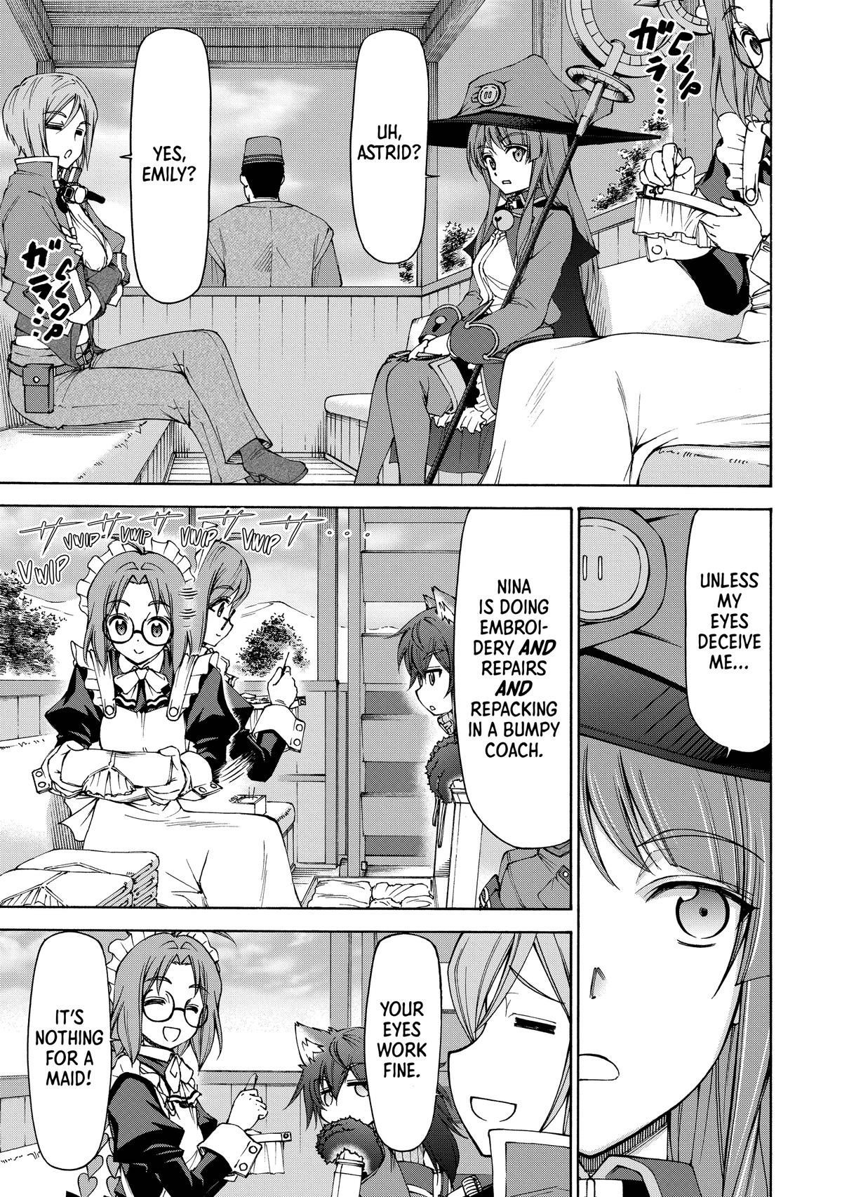 Maid nara Touzen desu. ~Nureginu wo Kiserareta Bannou Maid-san wa Tabi ni Deru Koto ni shimashita.~ Chapter 16 - page 13