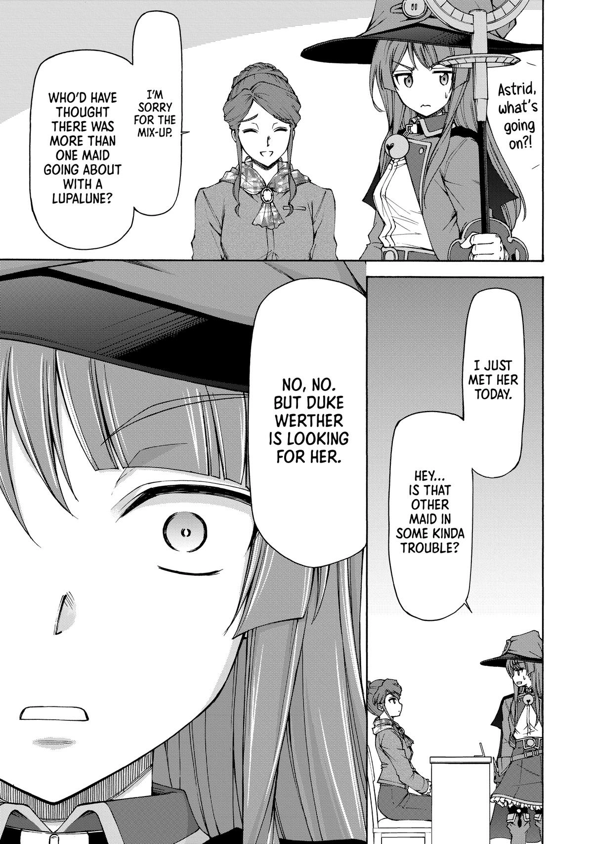 Maid nara Touzen desu. ~Nureginu wo Kiserareta Bannou Maid-san wa Tabi ni Deru Koto ni shimashita.~ Chapter 16 - page 23