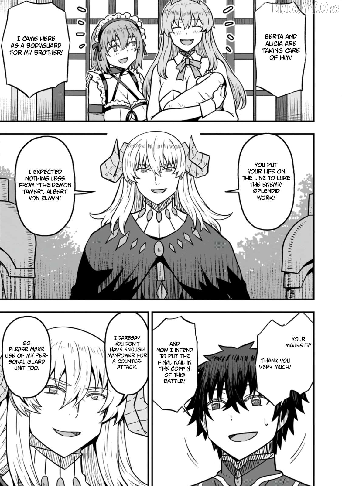 Isekai Saikyou no Yome desu ga, Yoru no Tatakai wa Ore no Hou ga Tsuyoi You desu ~Chiryaku o Ikashite Nariagaru Harem Senki~ Chapter 30 - page 25