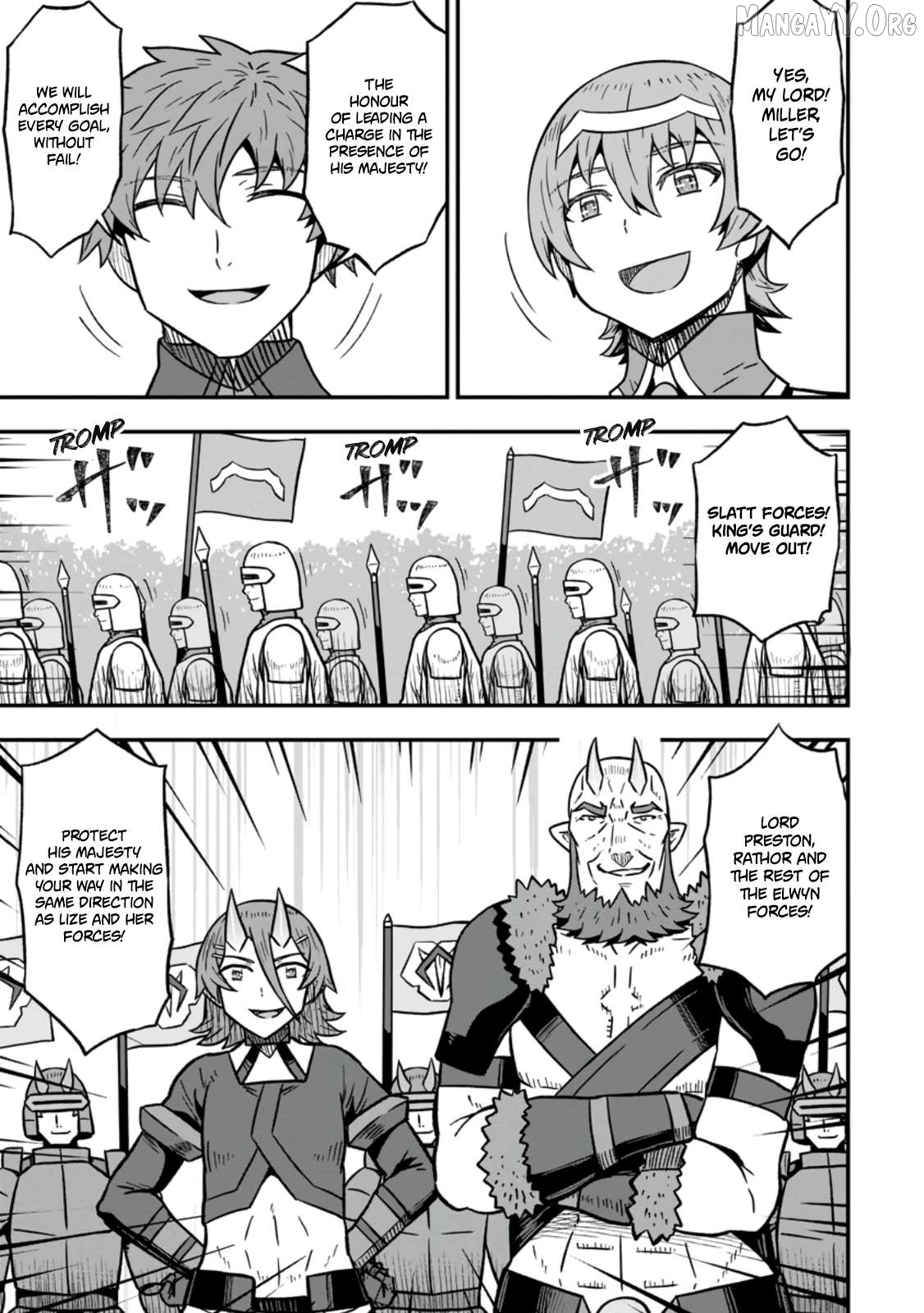 Isekai Saikyou no Yome desu ga, Yoru no Tatakai wa Ore no Hou ga Tsuyoi You desu ~Chiryaku o Ikashite Nariagaru Harem Senki~ Chapter 30 - page 27
