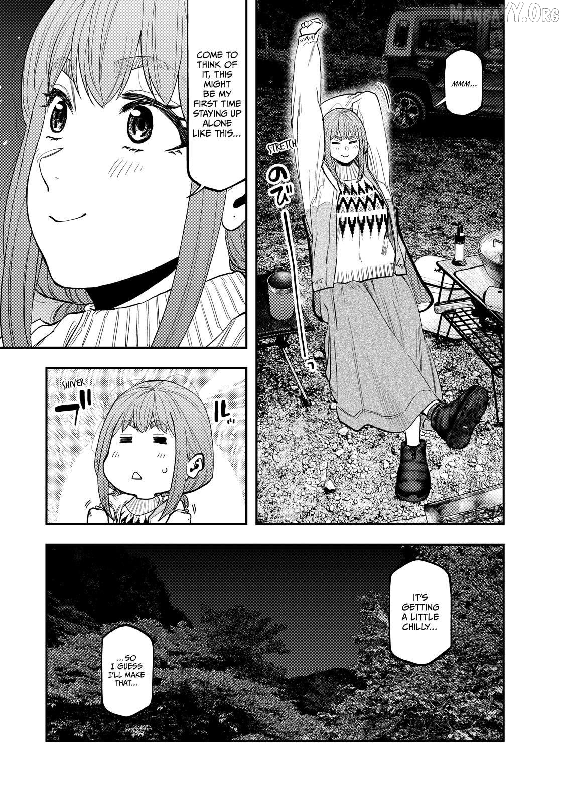 Futari Solo Camp Chapter 87 - page 17