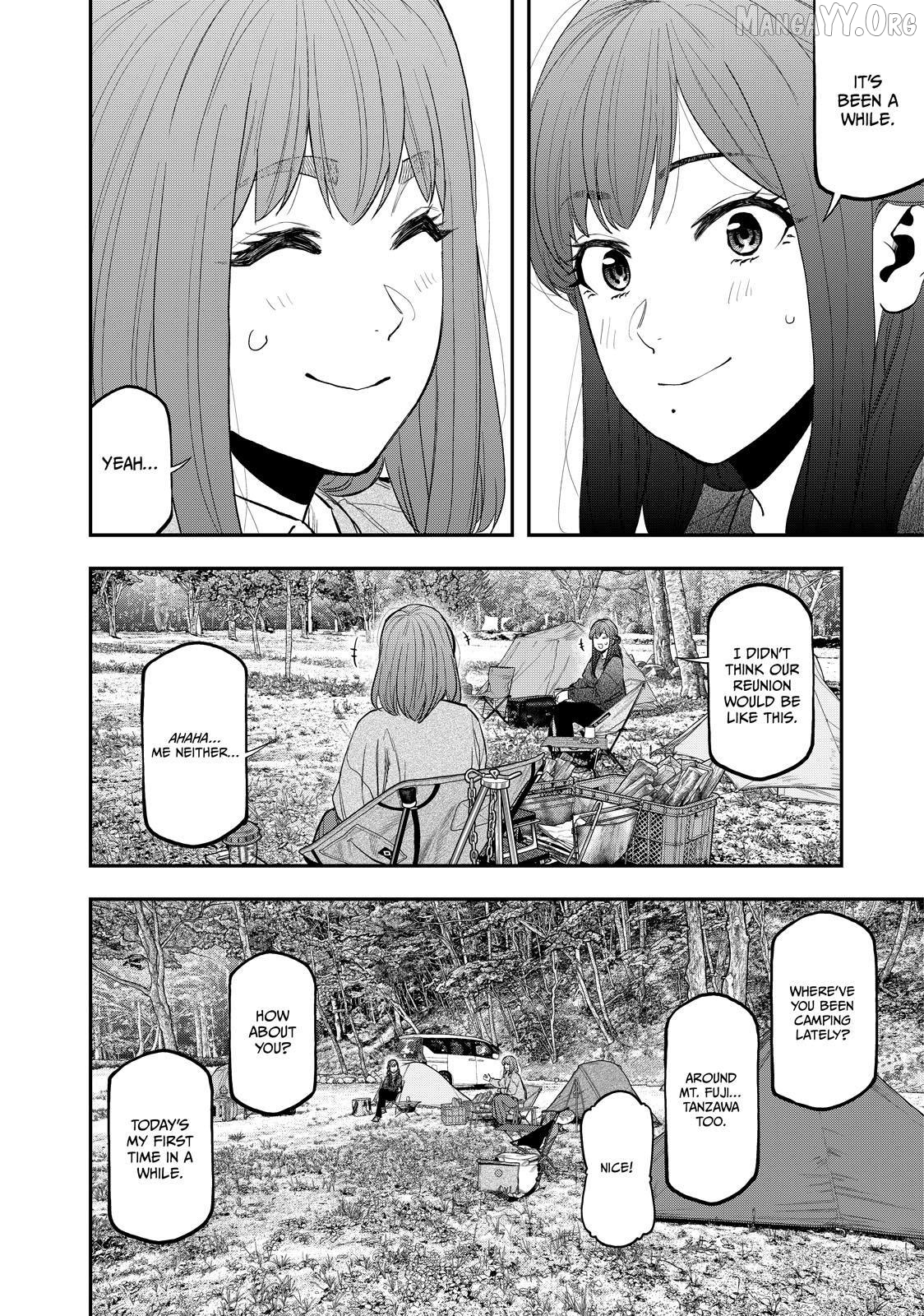 Futari Solo Camp Chapter 90 - page 17