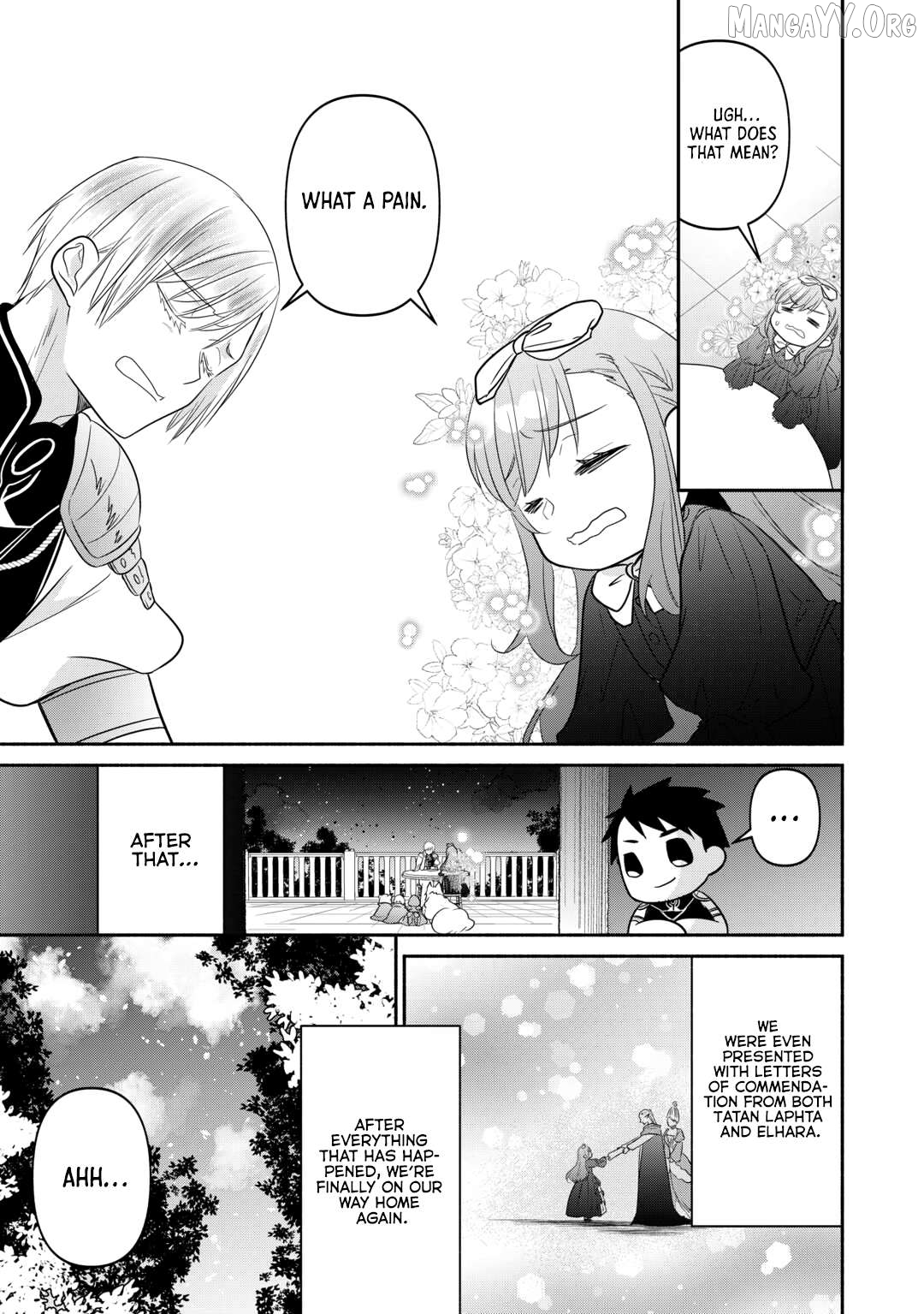 Tensei Youjo. Kamikemono to Ouji to, Saikyou no Ojisan Youhei-dan no Naka de Ikiru. Chapter 33 - page 20