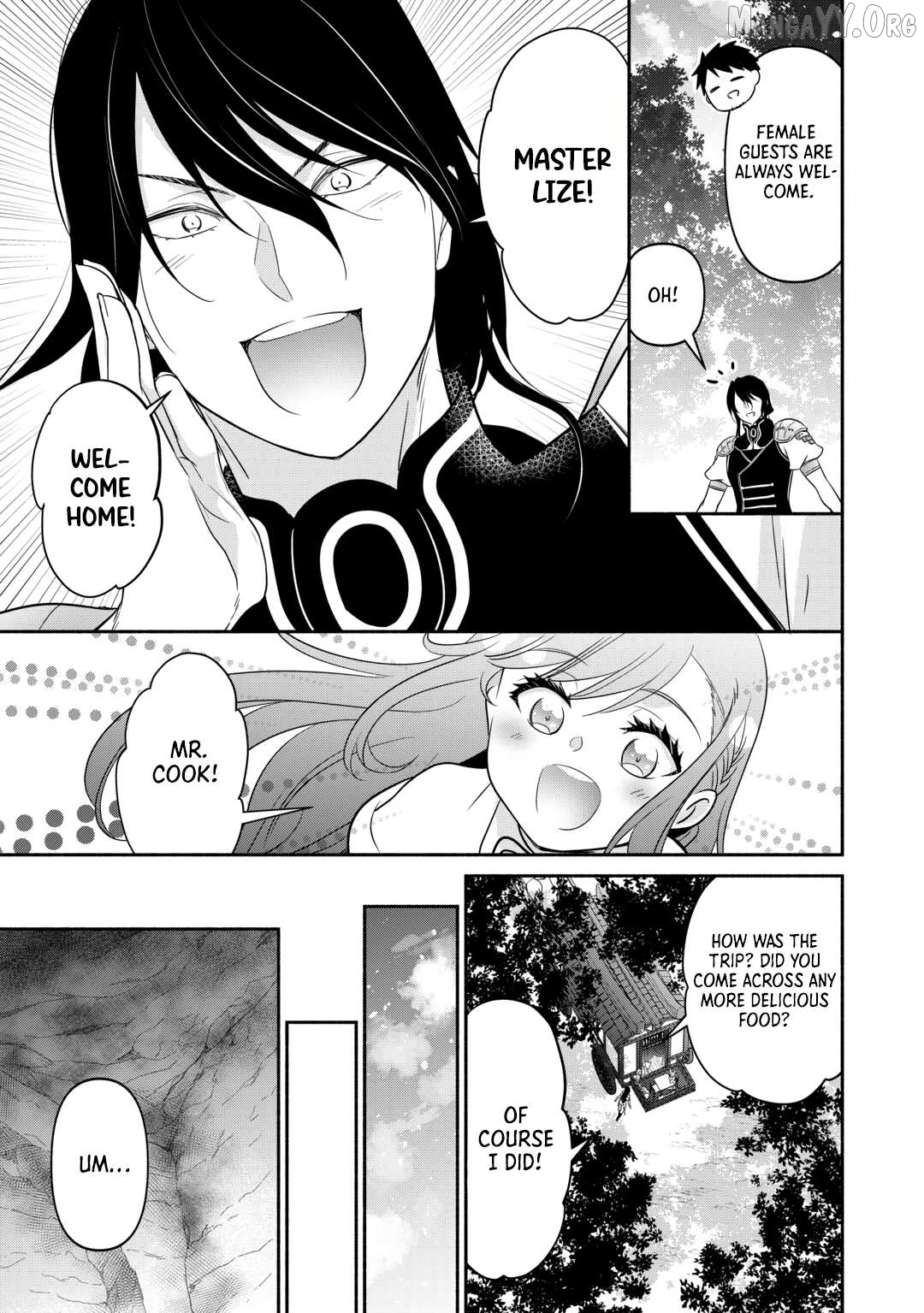 Tensei Youjo. Kamikemono to Ouji to, Saikyou no Ojisan Youhei-dan no Naka de Ikiru. Chapter 33 - page 22