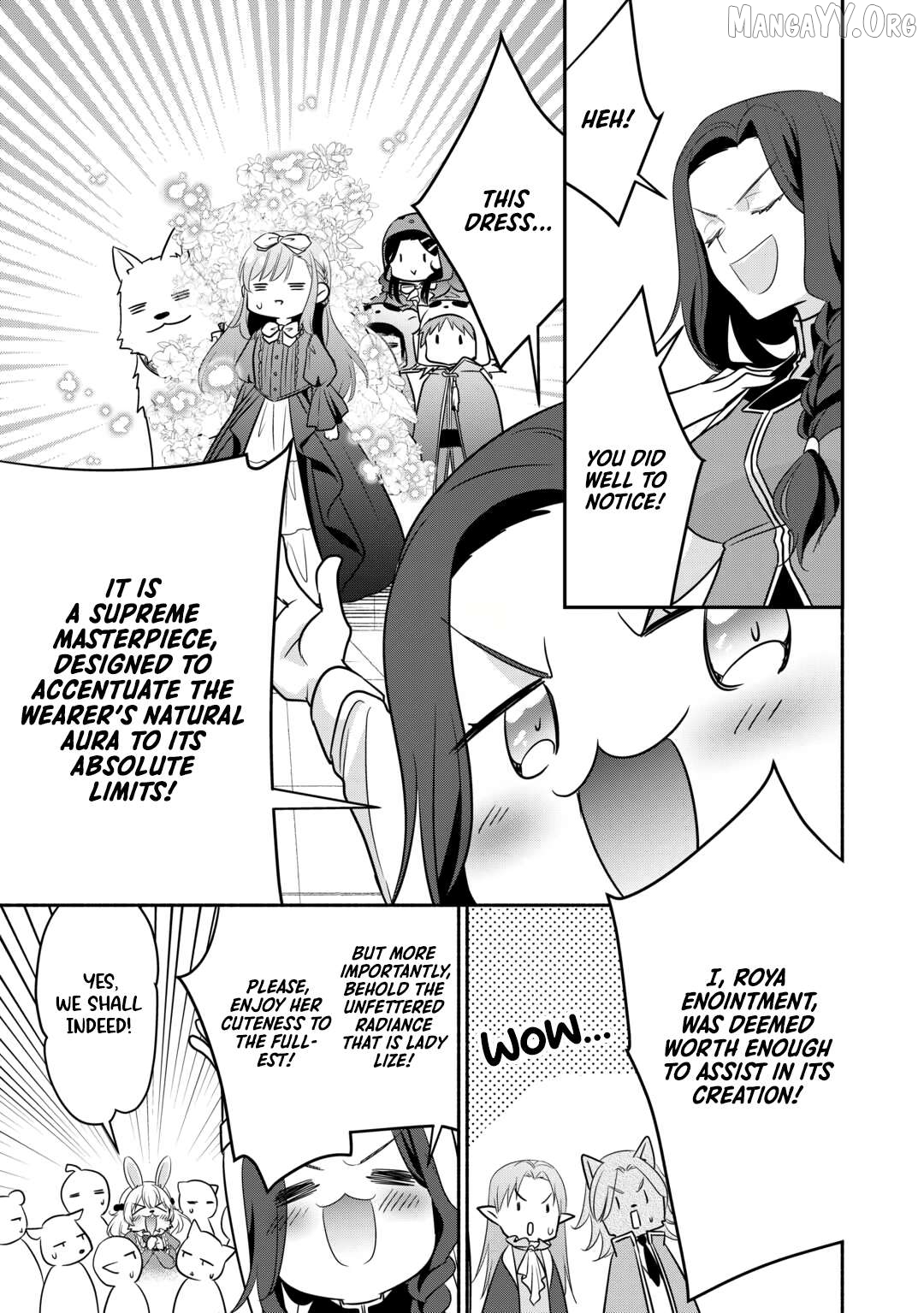 Tensei Youjo. Kamikemono to Ouji to, Saikyou no Ojisan Youhei-dan no Naka de Ikiru. Chapter 33 - page 4