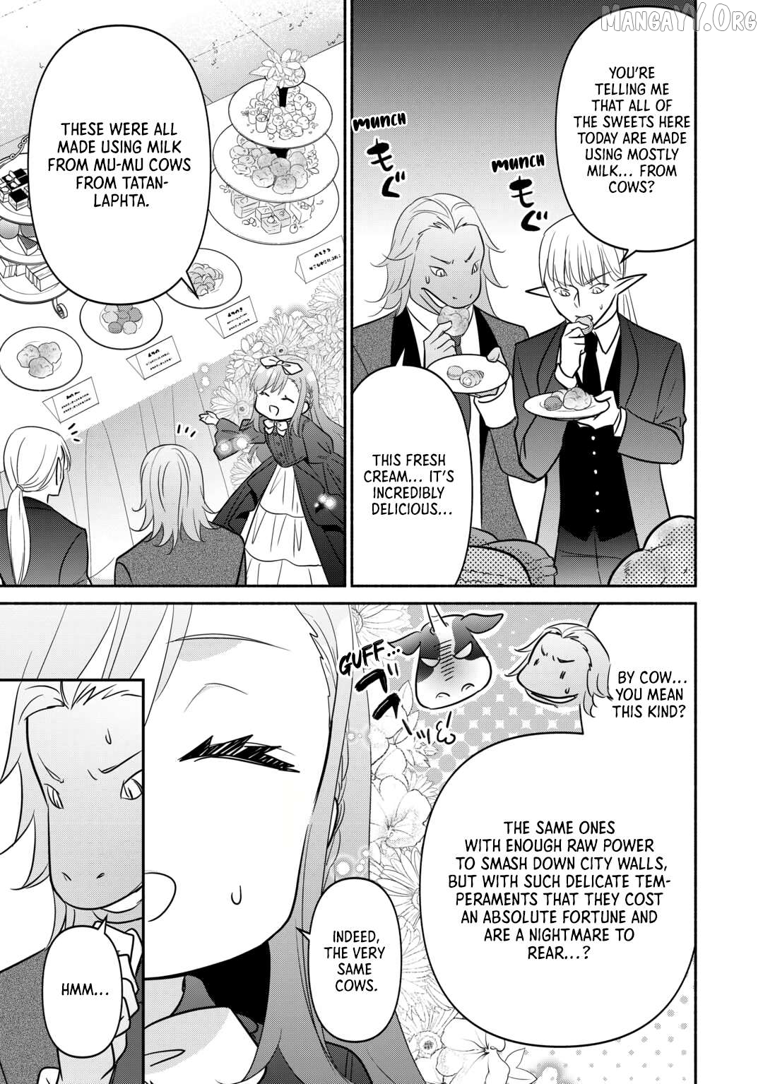Tensei Youjo. Kamikemono to Ouji to, Saikyou no Ojisan Youhei-dan no Naka de Ikiru. Chapter 33 - page 6