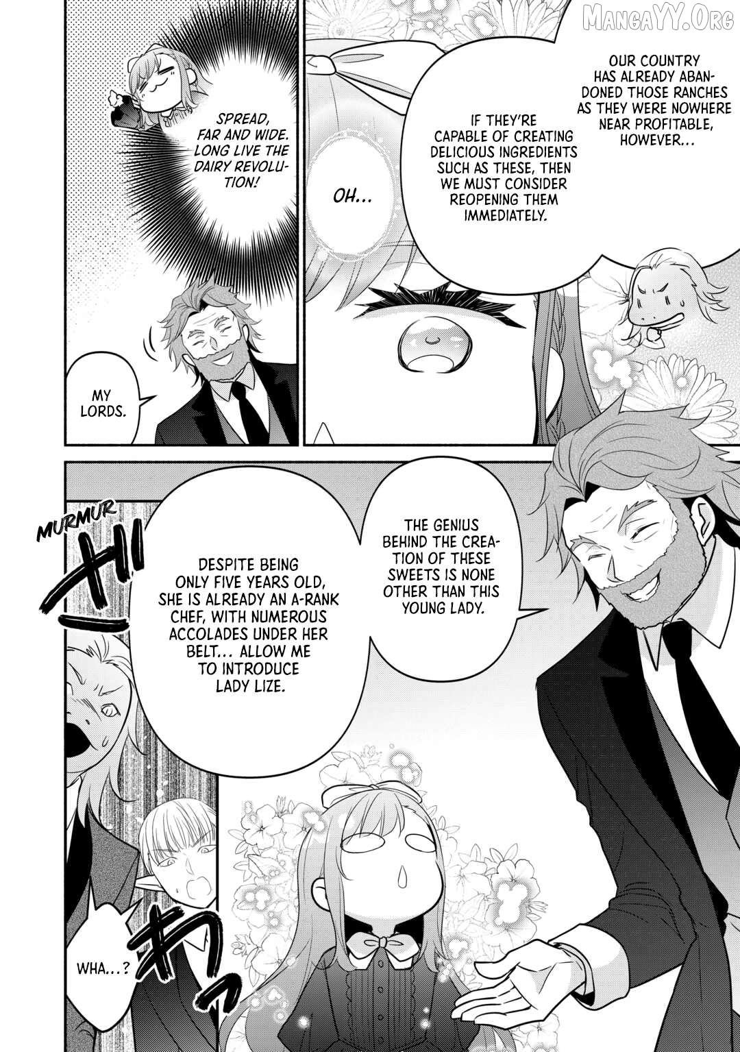 Tensei Youjo. Kamikemono to Ouji to, Saikyou no Ojisan Youhei-dan no Naka de Ikiru. Chapter 33 - page 7