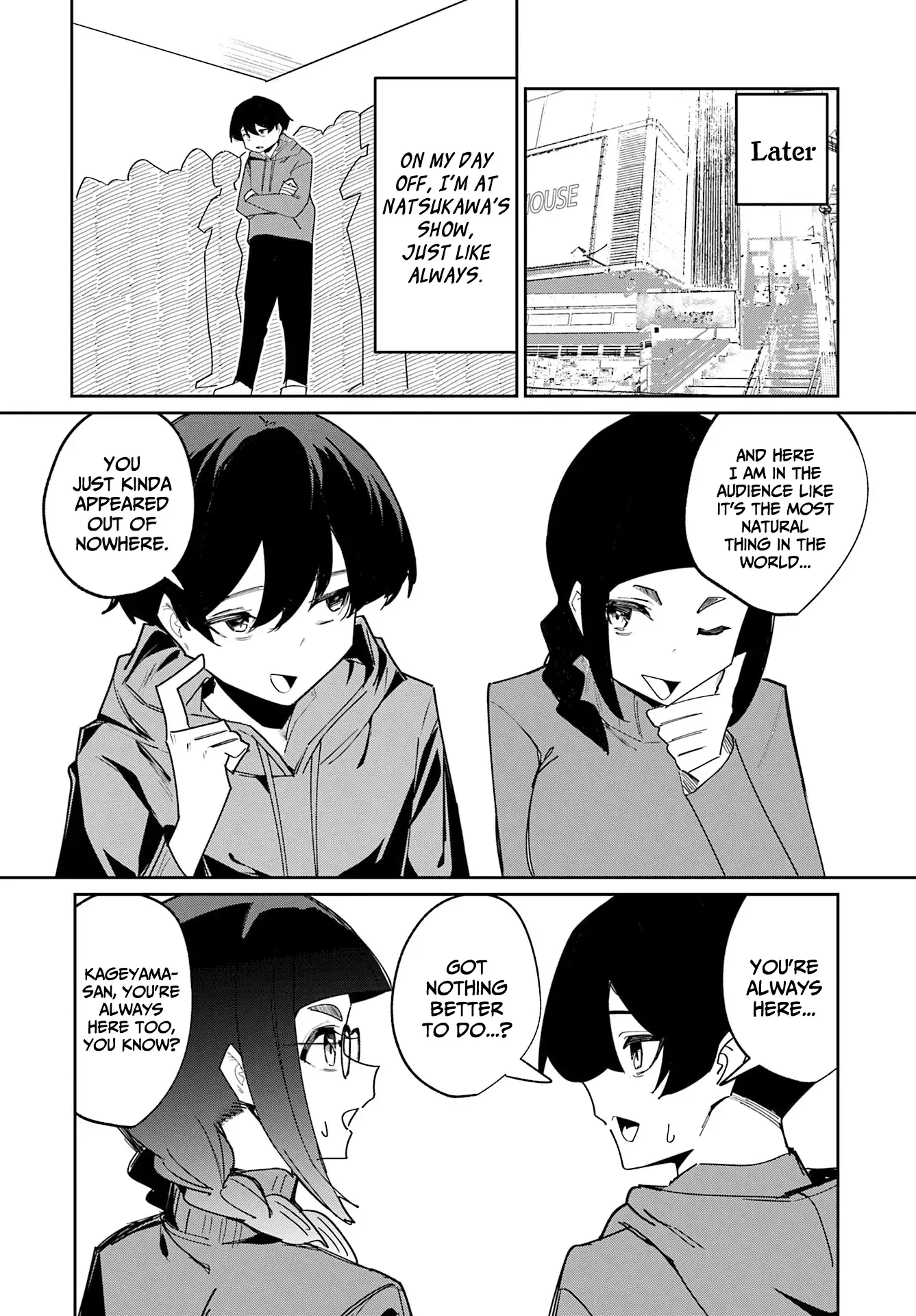 Chika Idol wo Kage de Sasaeru Ore Chapter 16 - page 13