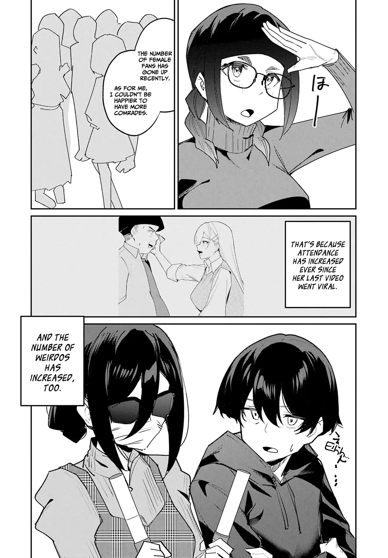 Chika Idol wo Kage de Sasaeru Ore Chapter 16 - page 14