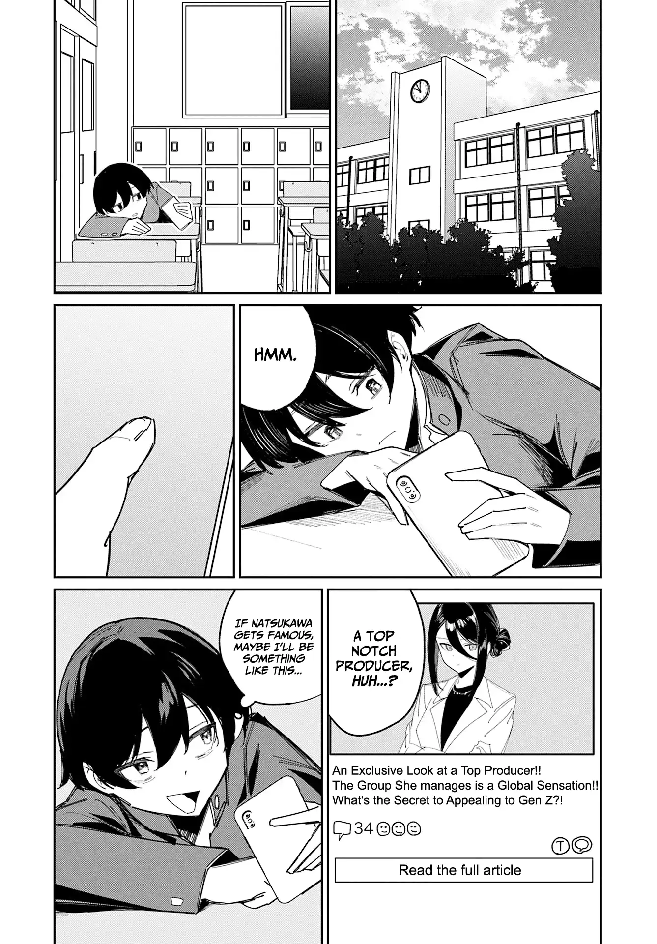 Chika Idol wo Kage de Sasaeru Ore Chapter 16 - page 3