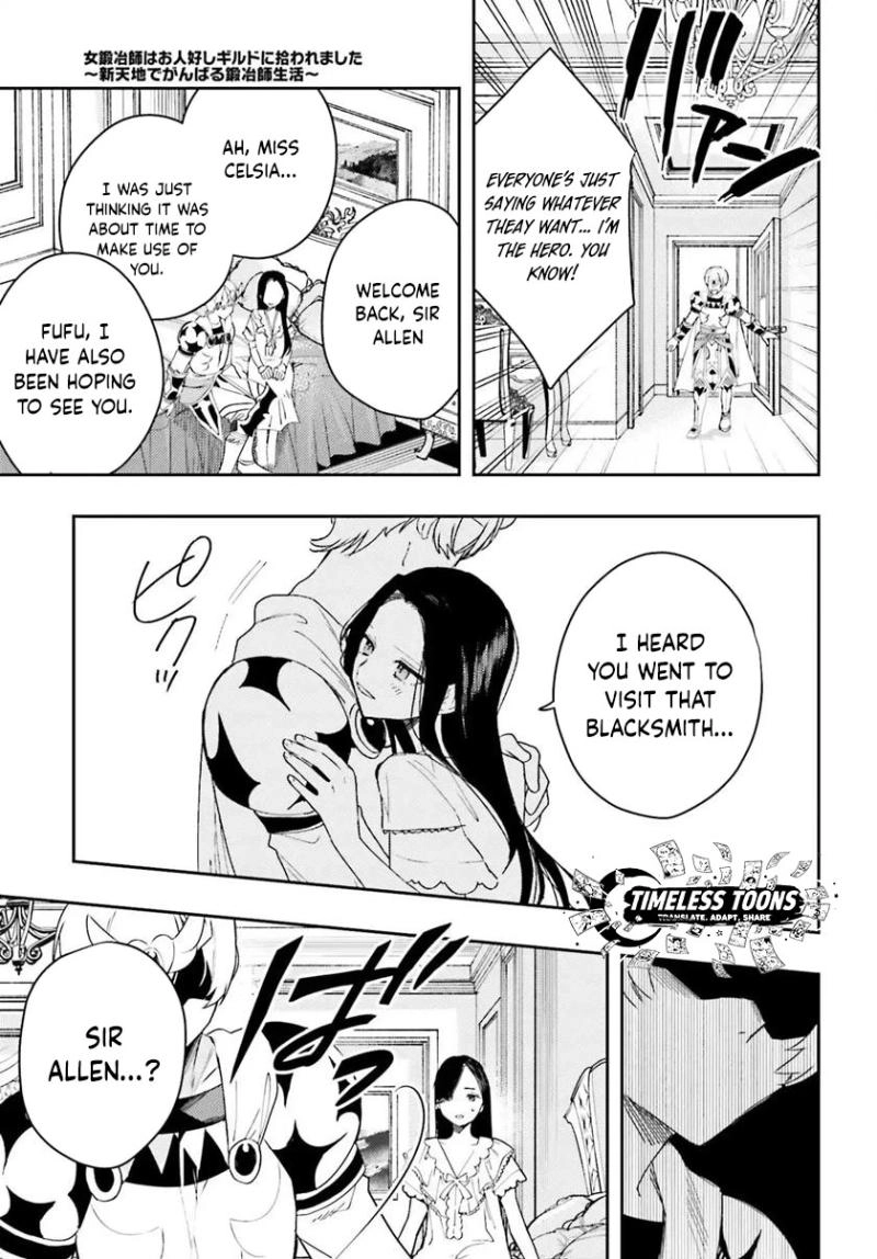 Onna Kajishi wa Ohitoyoshi Guild ni Hirowaremashita - Shintenchi de Ganbaru Kajishi Seikatsu Chapter 7 - page 27