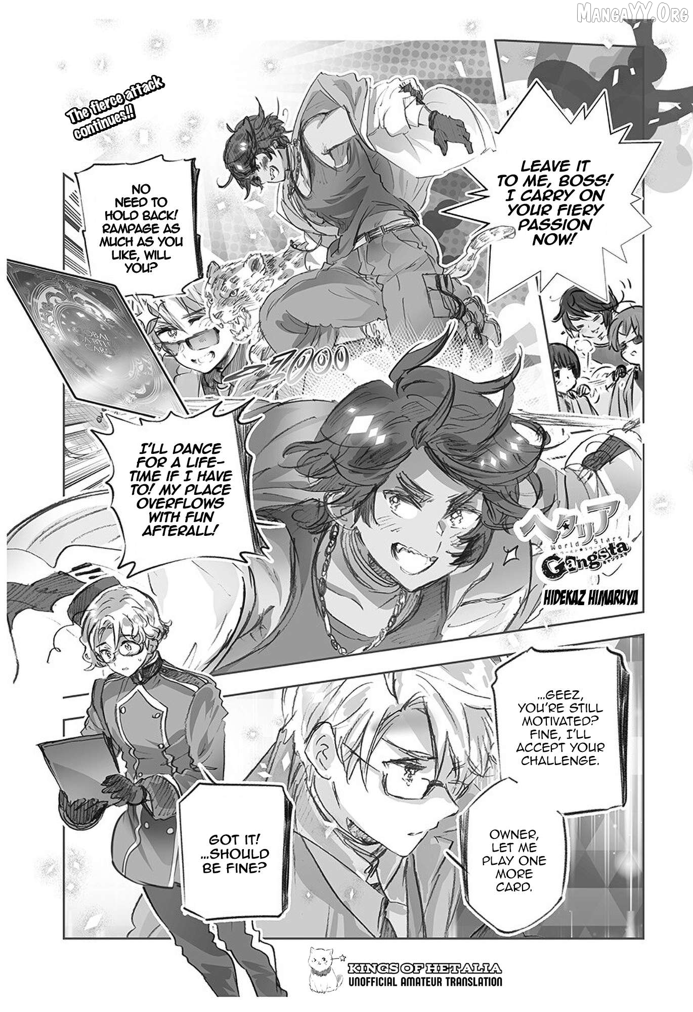 Hetalia Gangsta Chapter 54 - page 1
