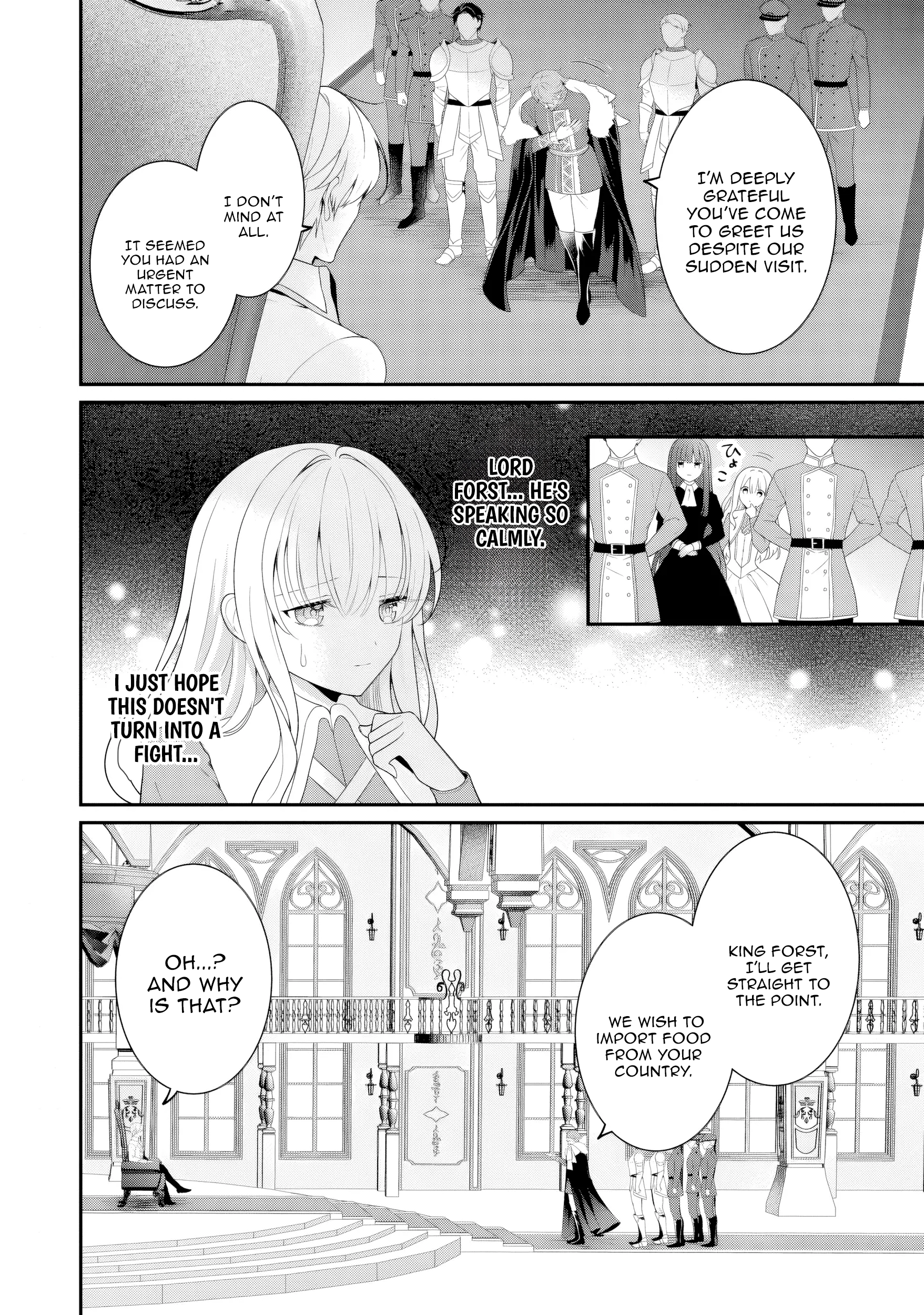Tsuihou Seijo no Doronko Nouen Seikatsu: Itsunomanika Ringoku wo Sukutte Shimaimashita Chapter 9 - page 2