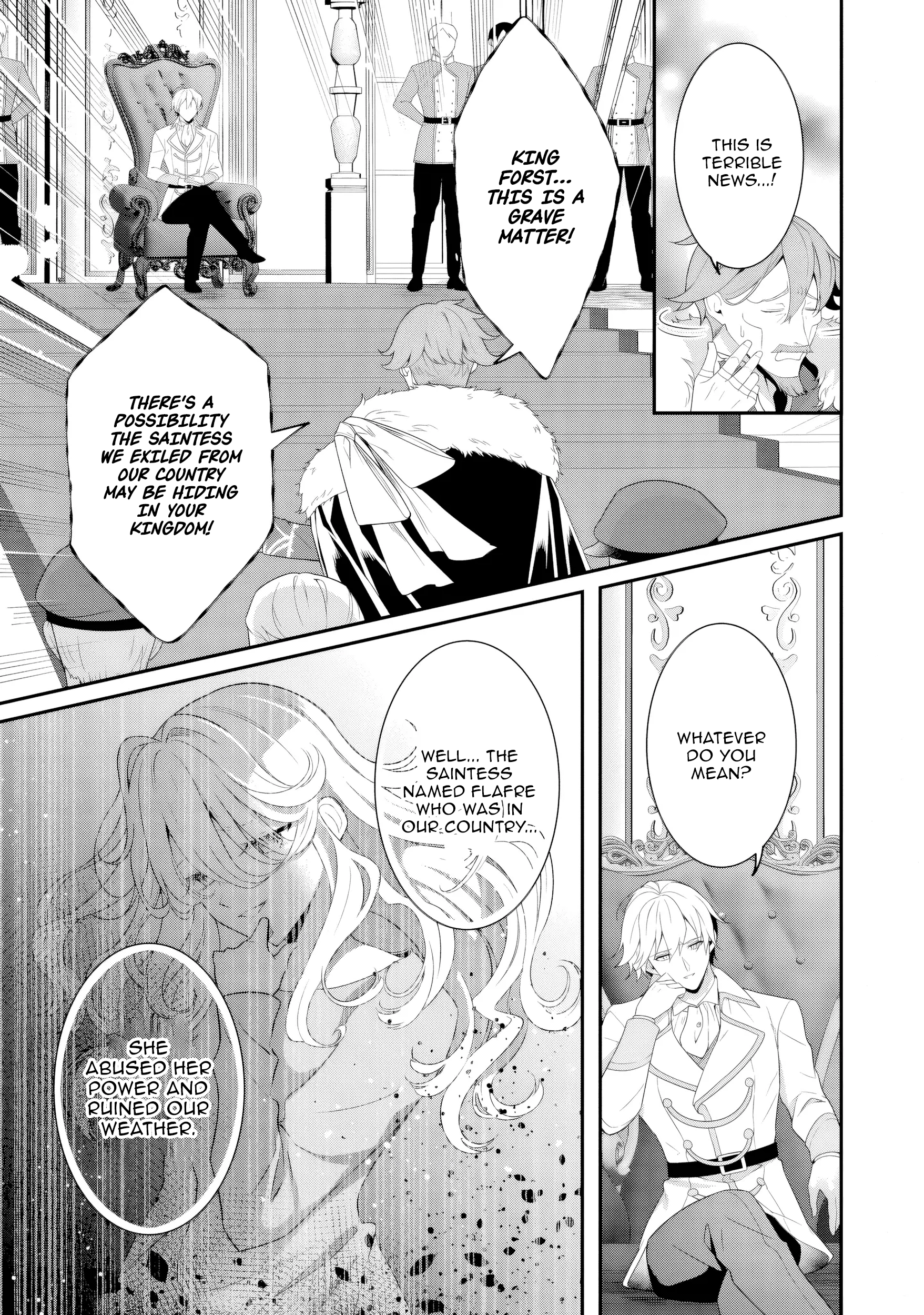 Tsuihou Seijo no Doronko Nouen Seikatsu: Itsunomanika Ringoku wo Sukutte Shimaimashita Chapter 9 - page 7