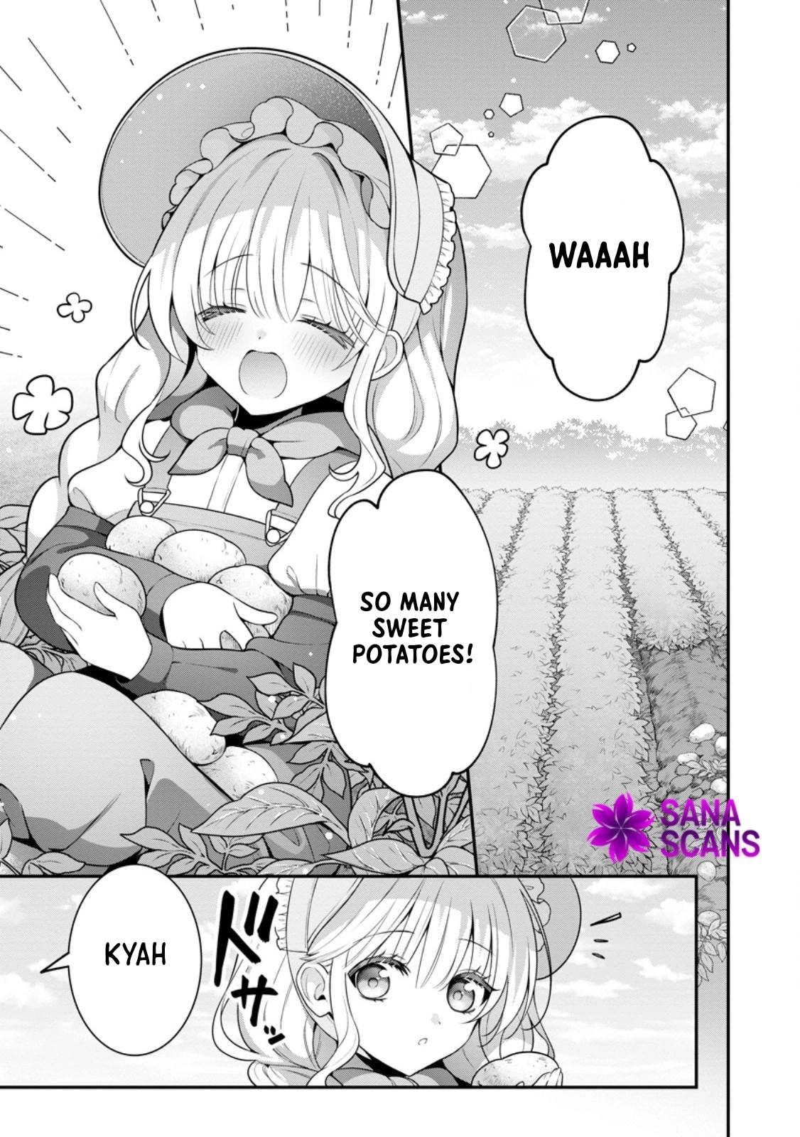Tsuihou Seijo no Doronko Nouen Seikatsu: Itsunomanika Ringoku wo Sukutte Shimaimashita Chapter 15 - page 1
