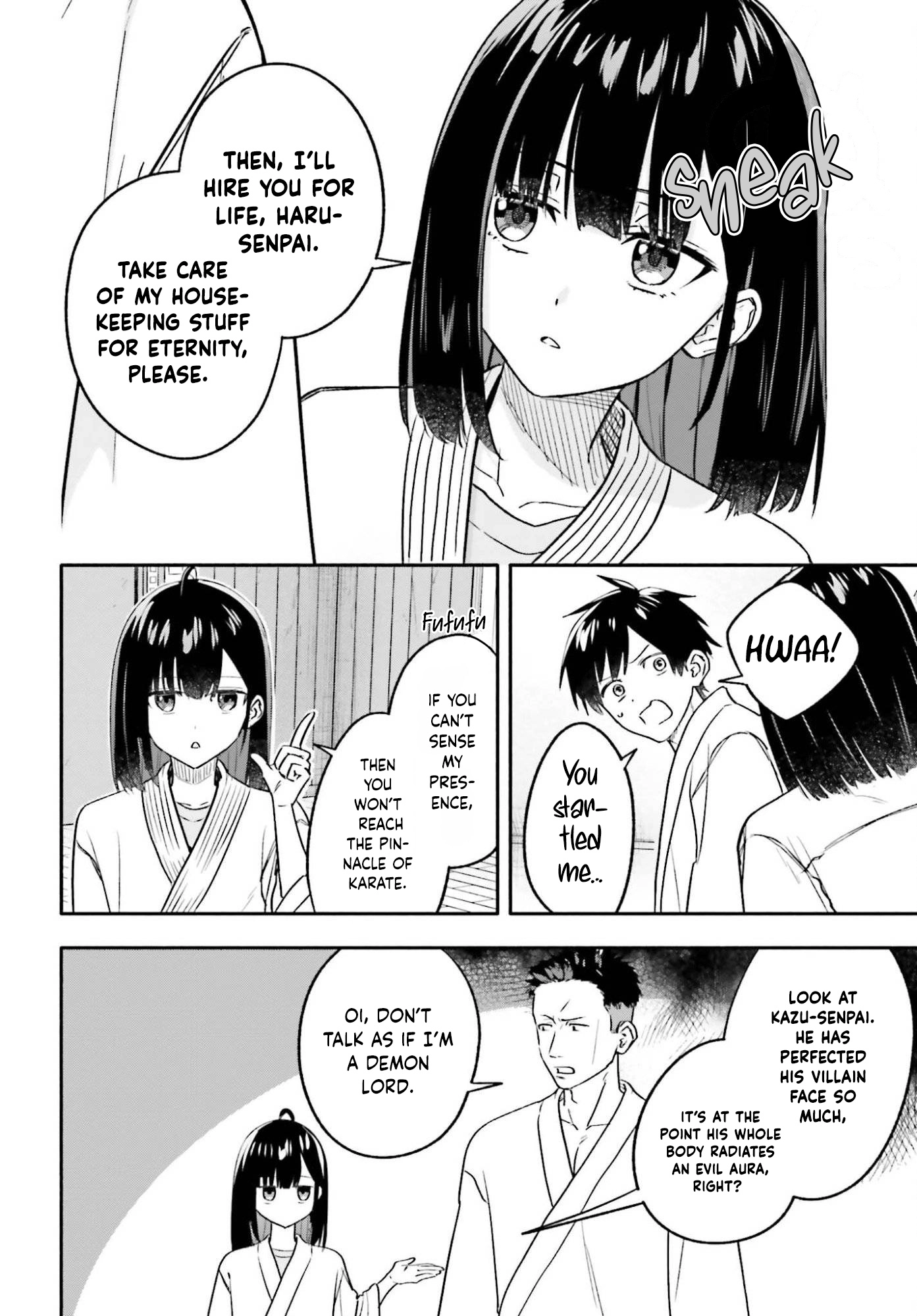 Kaji daikou no arubaito wo hajimetara gakuen ichi no bishoujo no kazoku ni kiniirarechaimashita. Chapter 12 - page 12