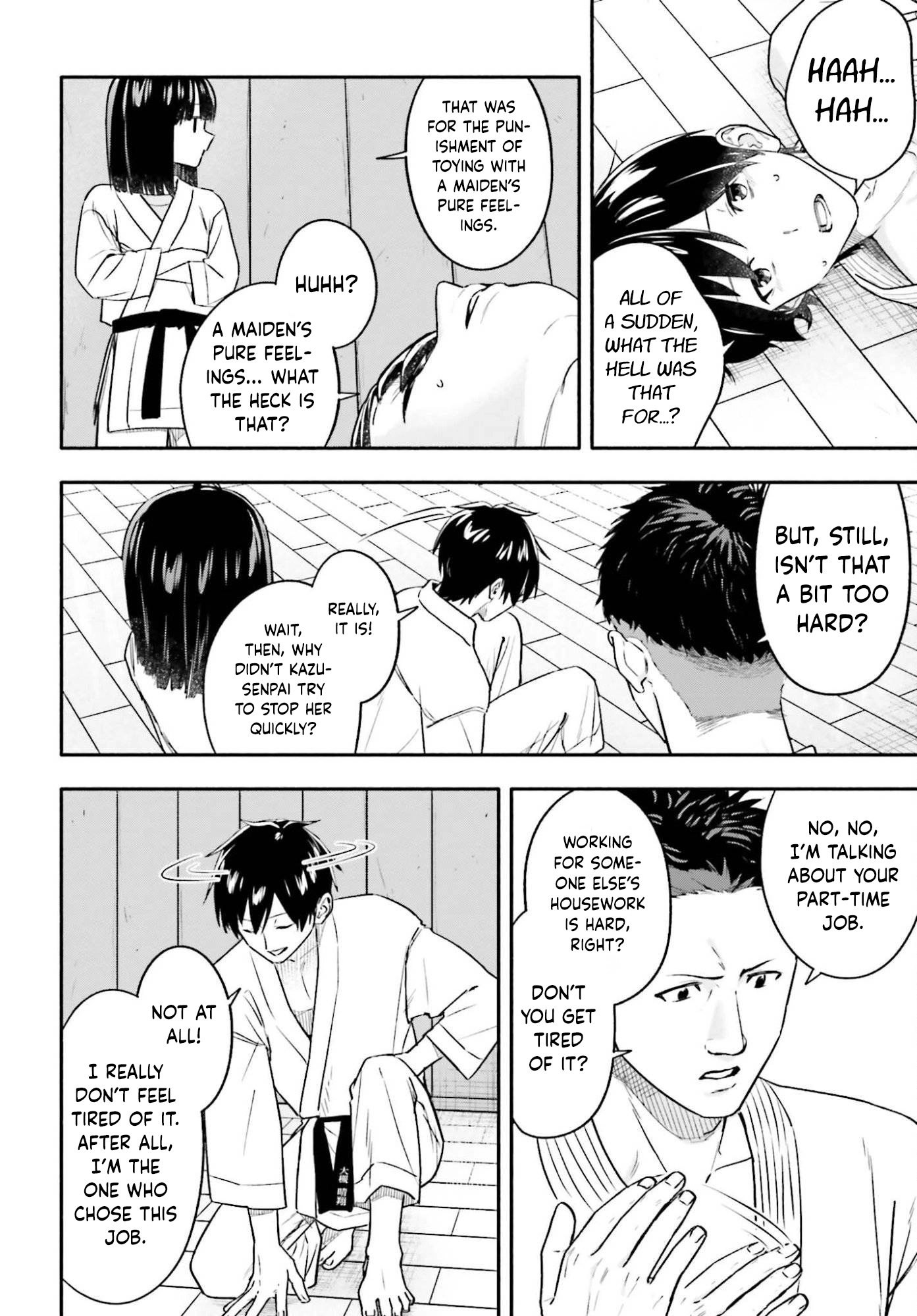 Kaji daikou no arubaito wo hajimetara gakuen ichi no bishoujo no kazoku ni kiniirarechaimashita. Chapter 12 - page 16