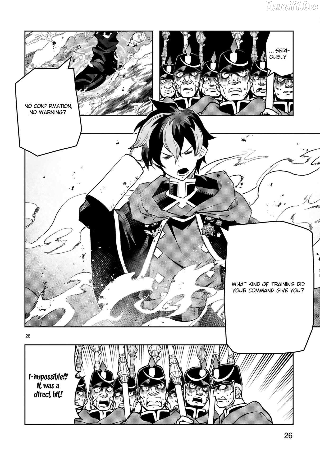 Shokei Sareta Saikyou no Gunnyou Majutsushi, Haisenkoku no Elf Hime to Kokka Saikensu ~ Sokoku yo Jama Suru no wa Kattedaga, Sono Majutsu Tsukutta no Ore na Node Kikanai ga? ~ Chapter 3 - page 10