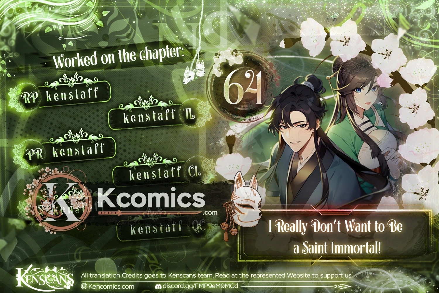 I Really Don’t Want to Be a Saint Immortal! Chapter 64 - page 1