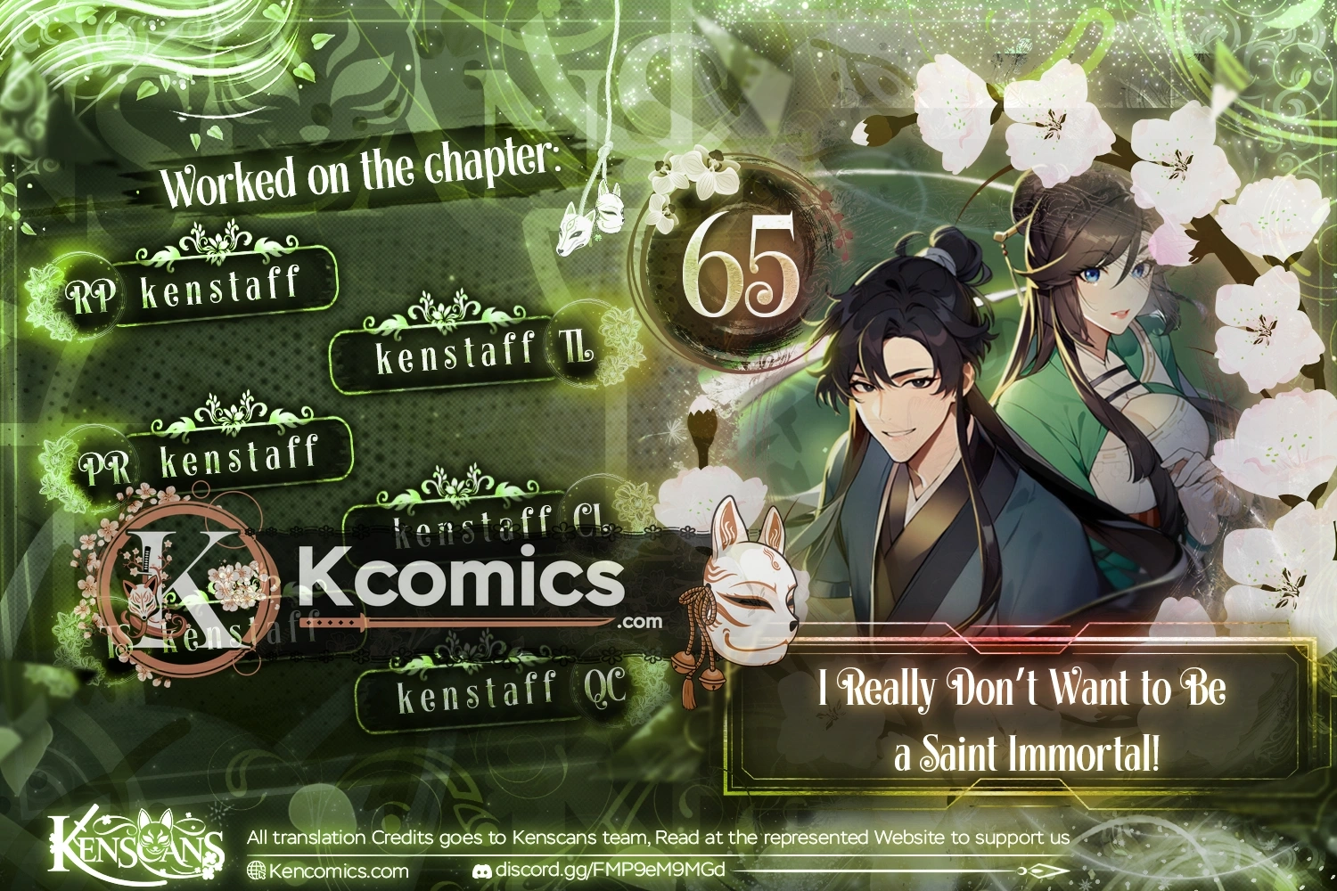 I Really Don’t Want to Be a Saint Immortal! Chapter 65 - page 1