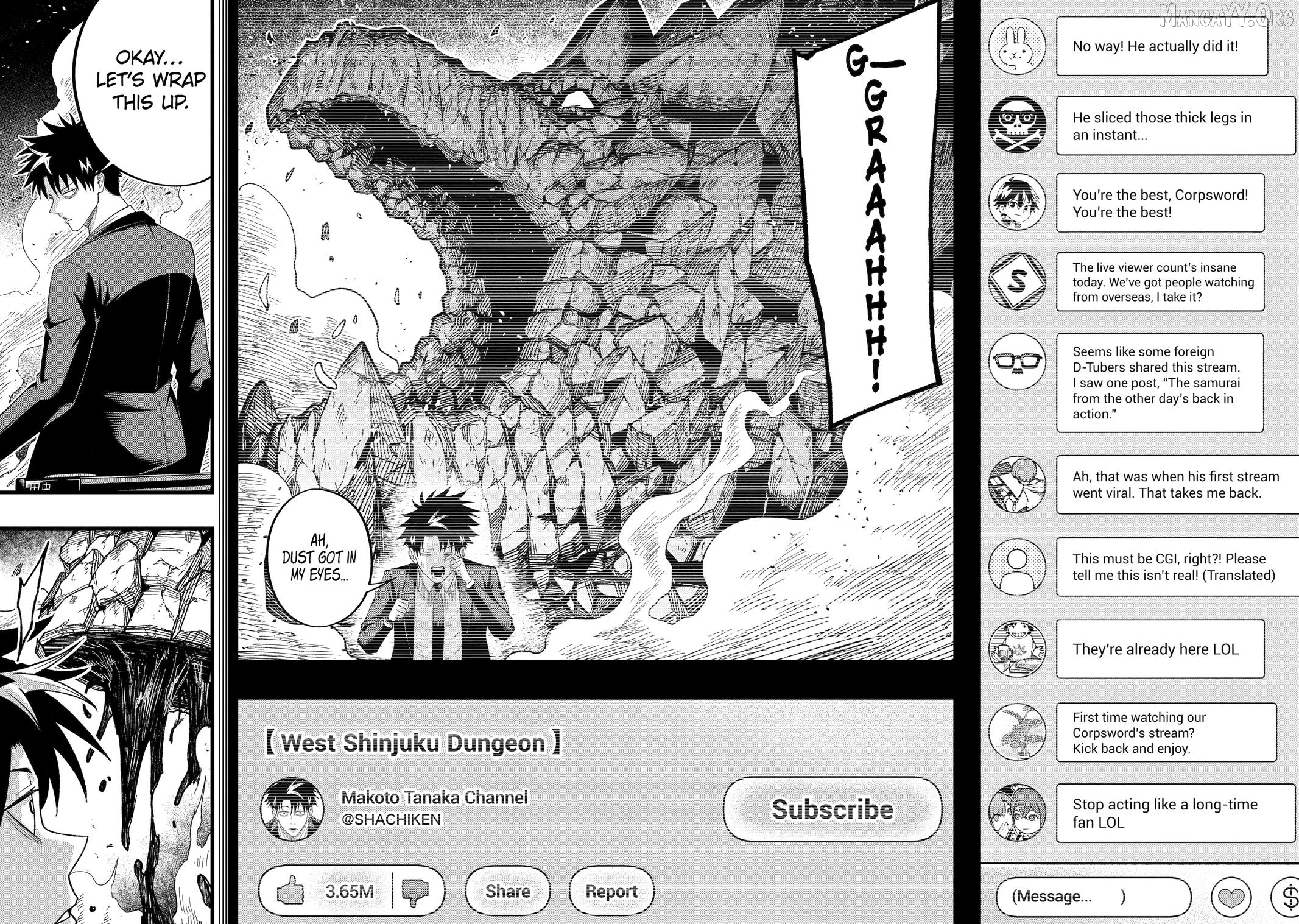 Shachiku Kensei, Haishinsha ni naru - Black Guild Kaishain, Ukkari Kaishayou Kaisen de S-kyuu Monster wo Aite ni Musou suru Tokoro wo Zenkoku Haishin shite shimau Chapter 13 - page 8