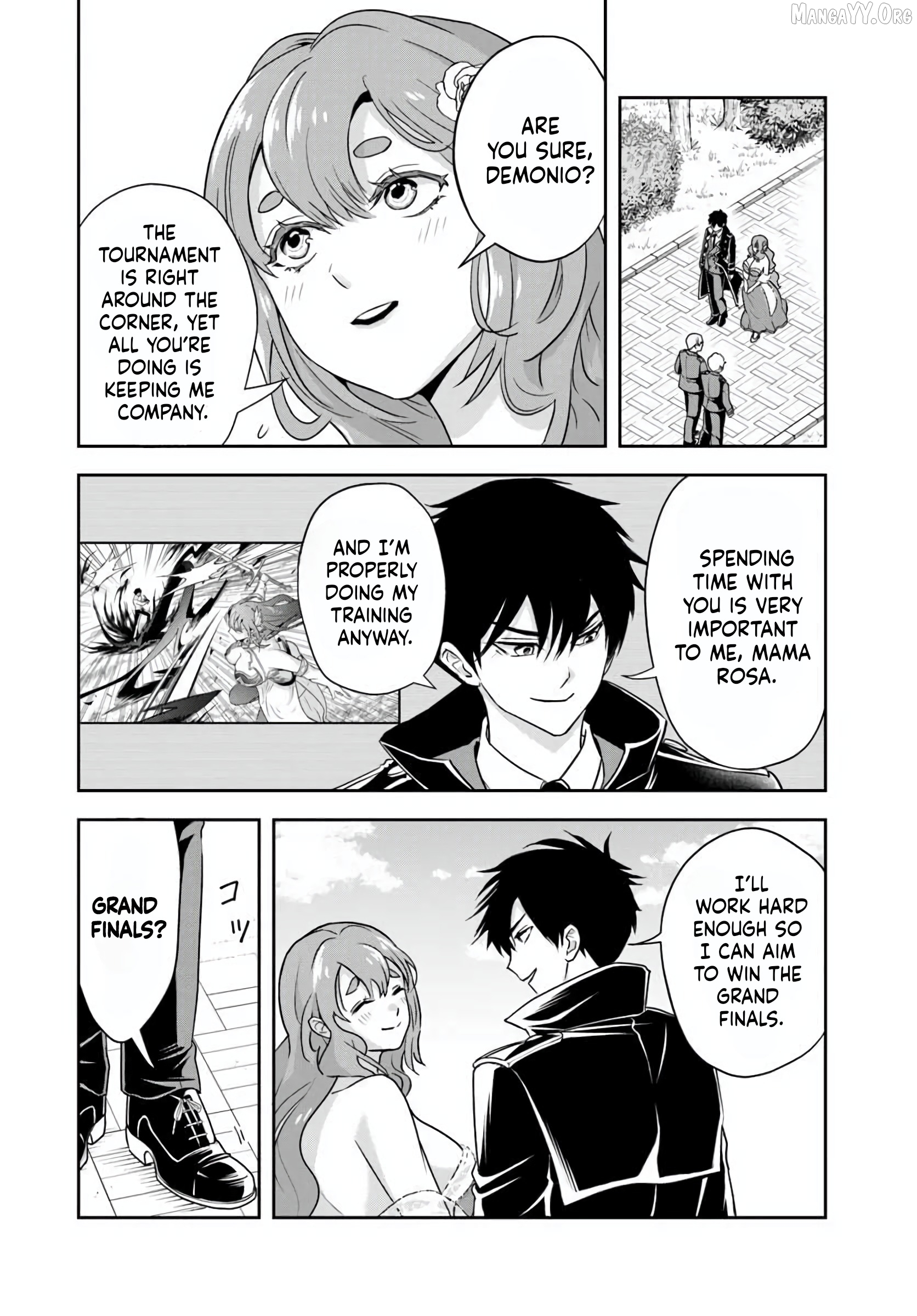 Sono Akuyaku Kizoku, Mama Heroine ga Suki Sugiru ~Shinshi na Doryoku de Saikyou to Nari Fuguu na Oshi Chara Tasukemakuru~ Chapter 31 - page 4