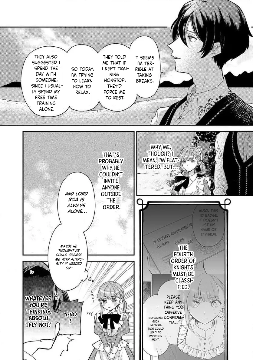 Kikan Gentei, Daishi Kishidan no Kitchen Maid - Kekkon Shitakunai no de Shuushoku shimashita (Official) Chapter 6 - page 12