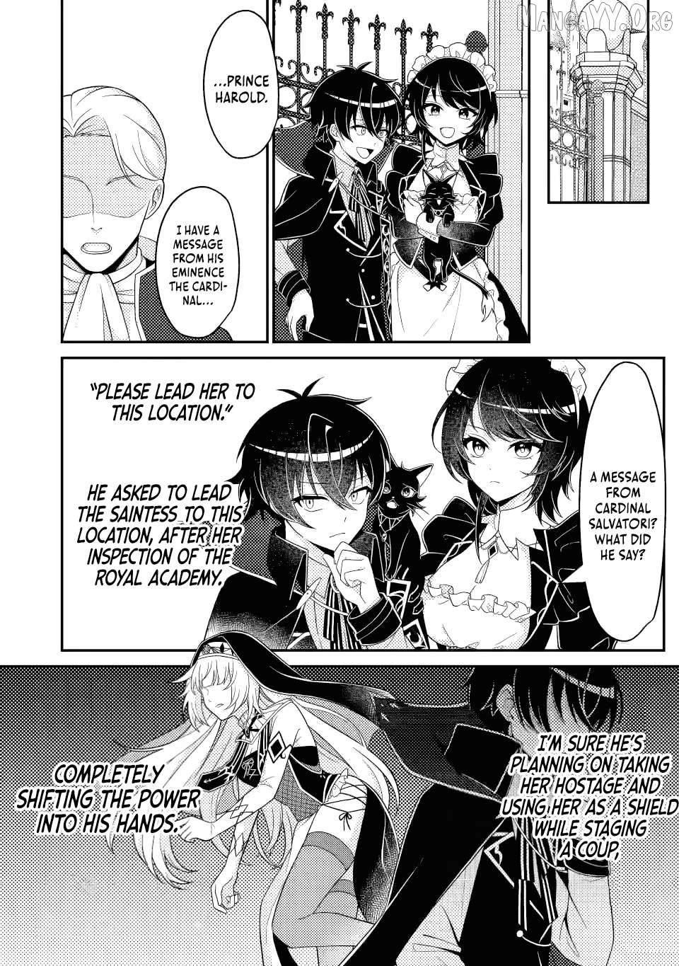 The Incompetent Villainous Prince Wants to Survive ~I was Reincarnated Into a Romance RPG as a Mob Villain, But I will Ignore the Original Work and Aim to Become the Strongest~ Chapter 14.3 - page 2