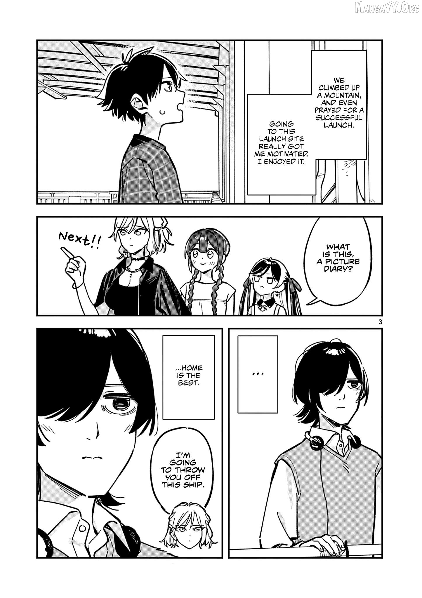 After School, We Wander in Space. Chapter 43 - page 3