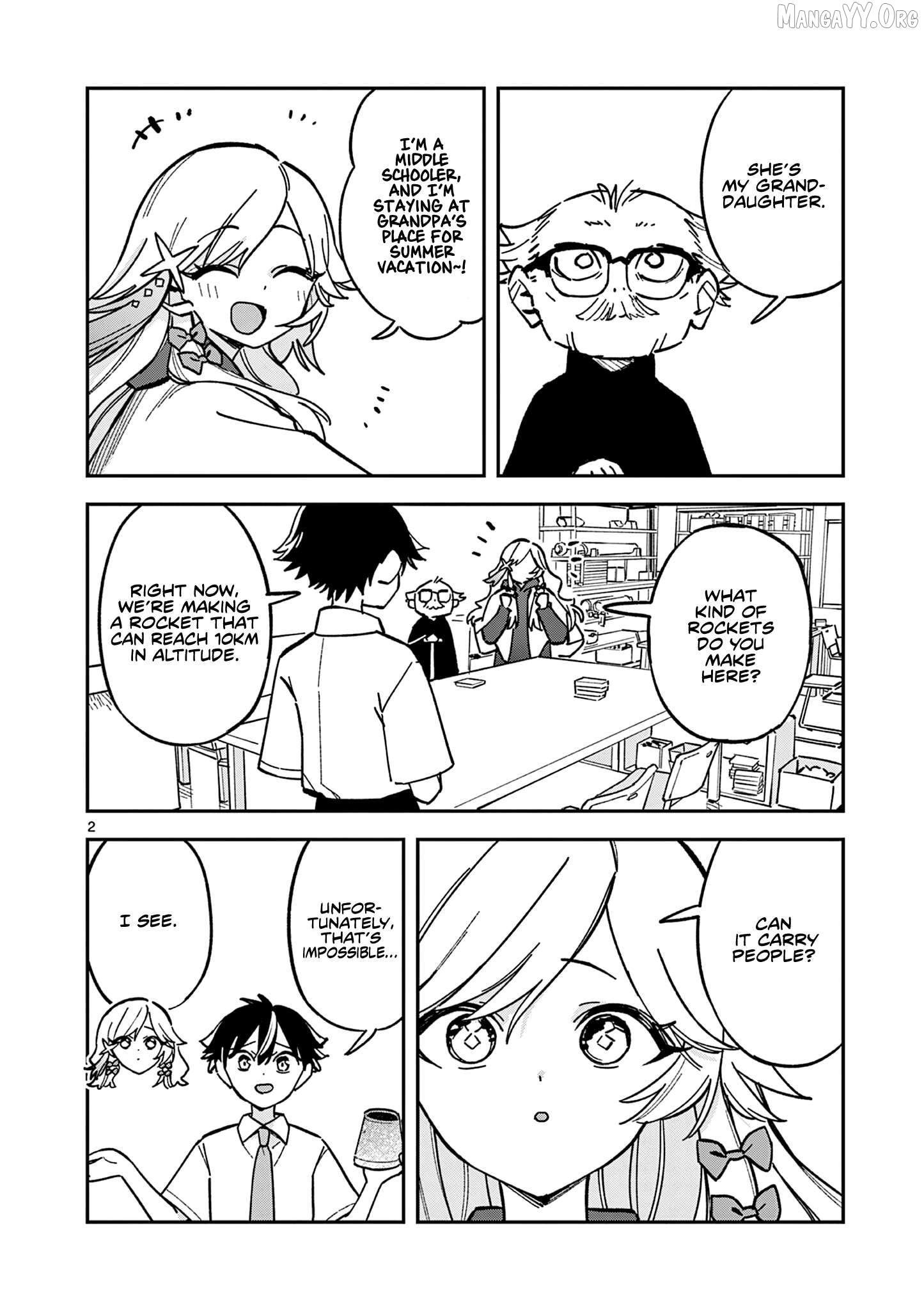 After School, We Wander in Space. Chapter 44 - page 2