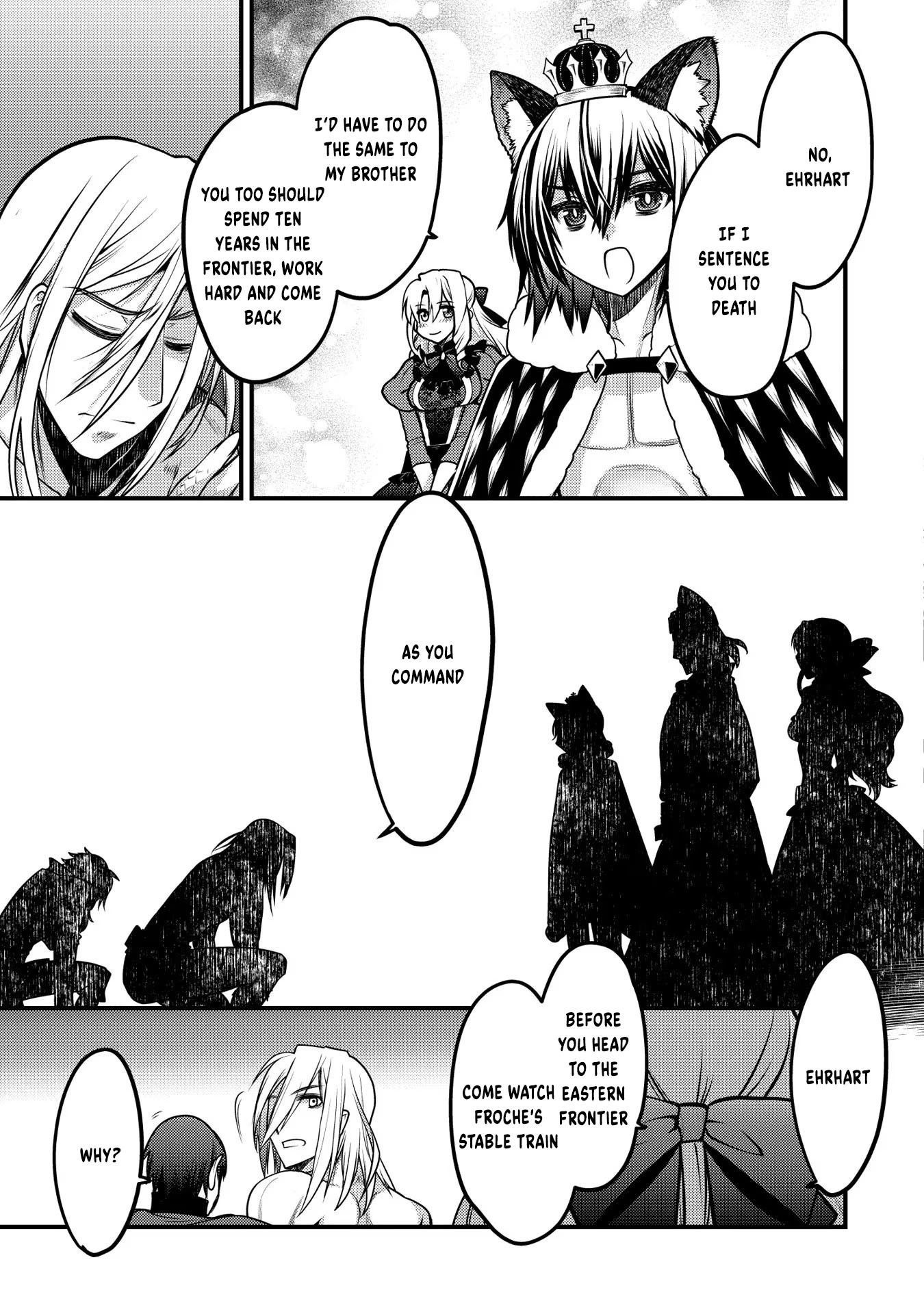 Oozumou Reijou ~Seijo ni Hirateuchi wo Kuratta Shunkan Sumou Budatta Zense wo Omoidashita Akuyaku Reijou no Watashi wa sute Neko Ouji ni Chanko wo Furumaitai Haadosukoidosukoi~ Chapter 14 - page 28