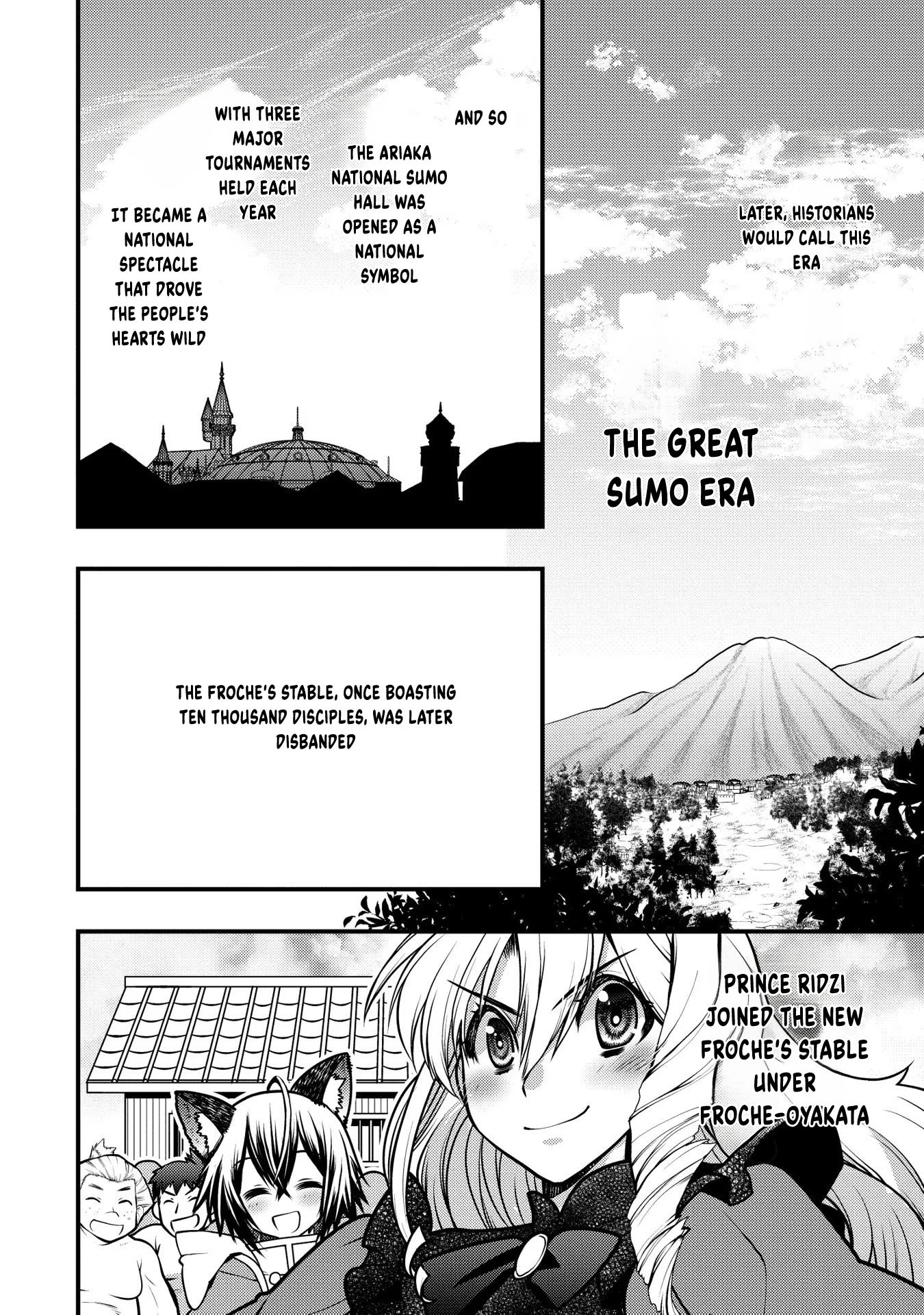 Oozumou Reijou ~Seijo ni Hirateuchi wo Kuratta Shunkan Sumou Budatta Zense wo Omoidashita Akuyaku Reijou no Watashi wa sute Neko Ouji ni Chanko wo Furumaitai Haadosukoidosukoi~ Chapter 14 - page 31
