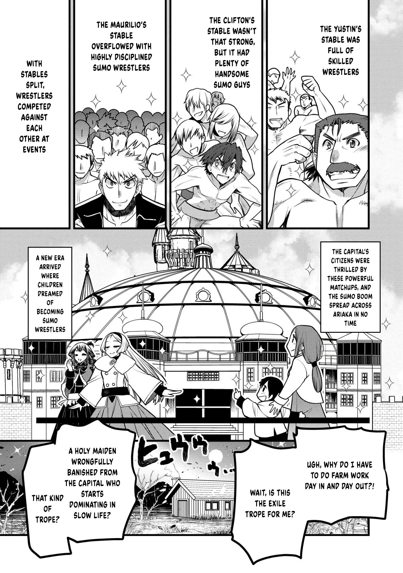 Oozumou Reijou ~Seijo ni Hirateuchi wo Kuratta Shunkan Sumou Budatta Zense wo Omoidashita Akuyaku Reijou no Watashi wa sute Neko Ouji ni Chanko wo Furumaitai Haadosukoidosukoi~ Chapter 14 - page 32